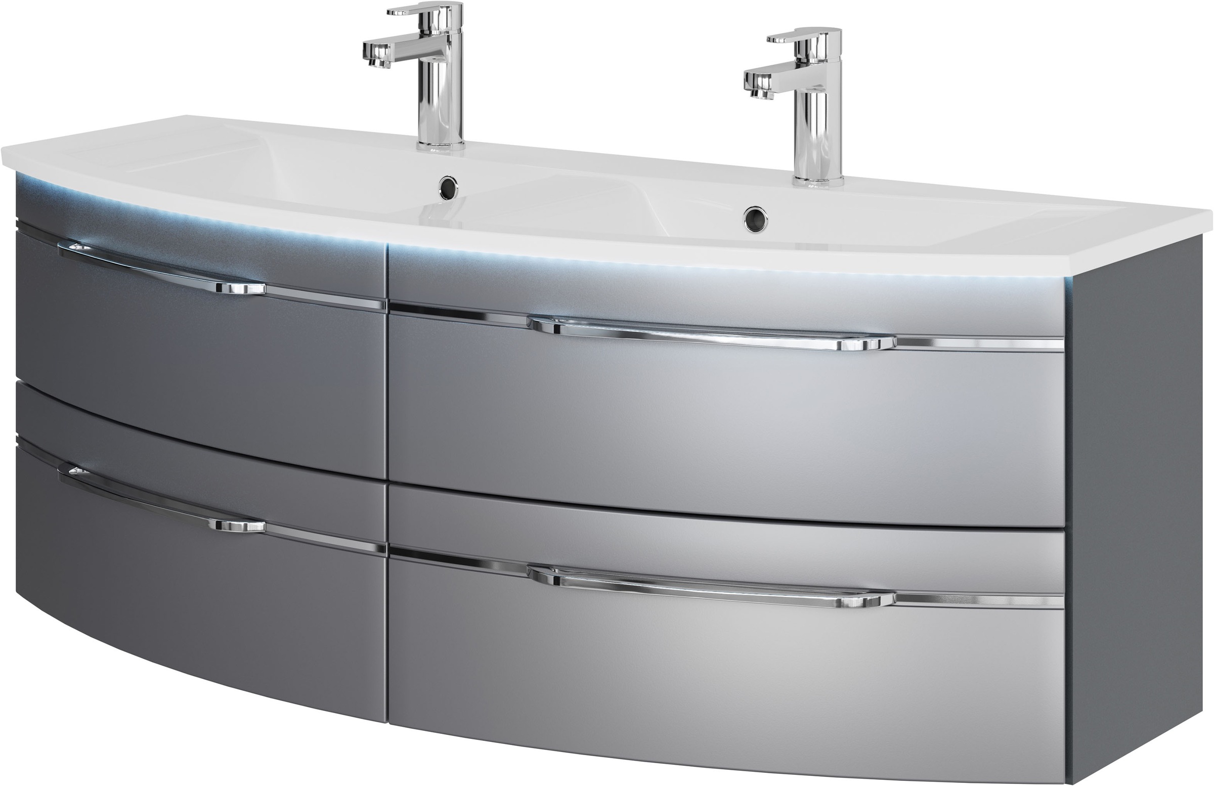 Saphir Waschtisch »Serie 7045 Mineralmarmor-Waschtisch und Unterschrank, 13 günstig online kaufen