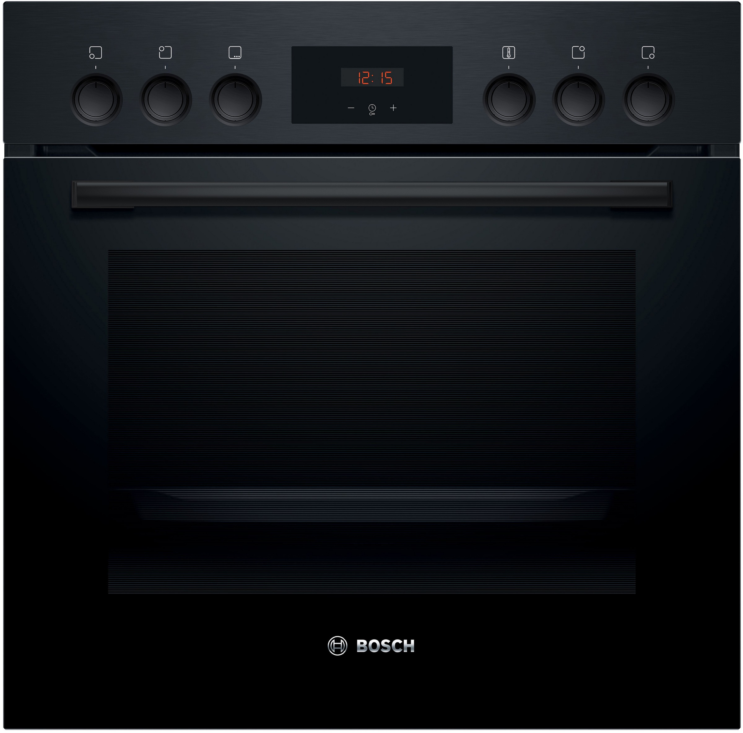 BOSCH Elektro-Herd-Set »HND211LB2«, mit Teleskopauszug nachrüstbar, 3D-Heißluft: Gleichmäßige Hitze für perfekte Ergebnisse