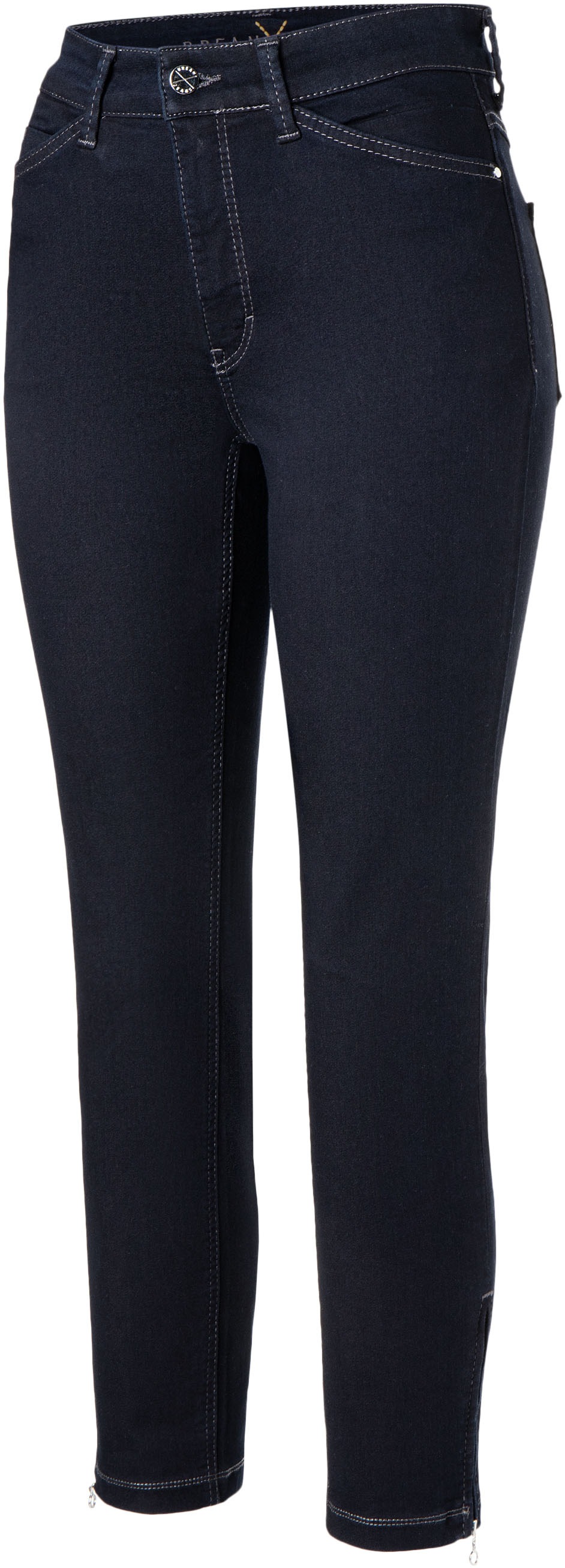 MAC 7/8-Jeans »Dream Chic«, verkürzte Form mit Reißverschluss