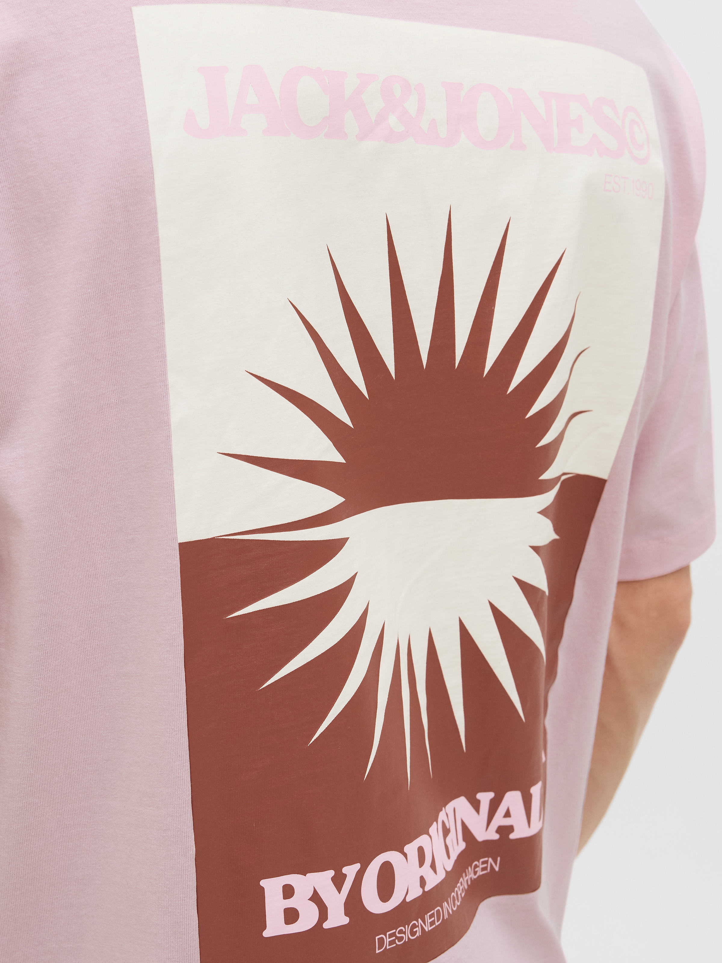 Jack & Jones Print-Shirt »JORTAVIRA POSTER TEE SS CREW NECK«, mit Backprint