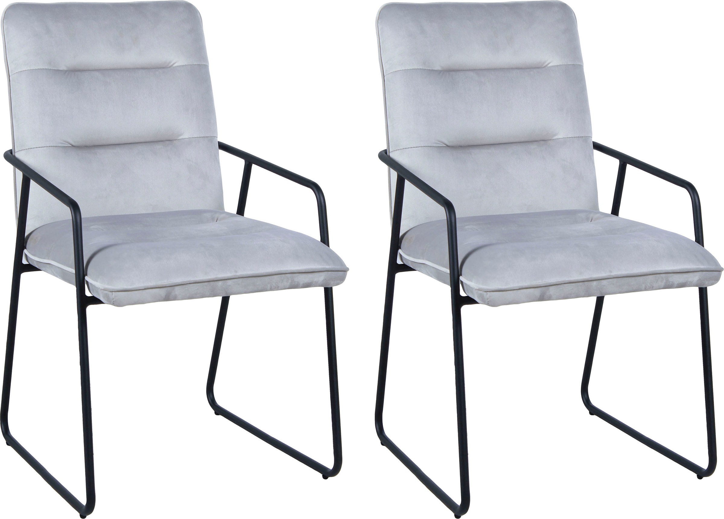 INOSIGN Polsterstuhl »Marla«, (Set), 2 St., Samtvelours günstig online kaufen