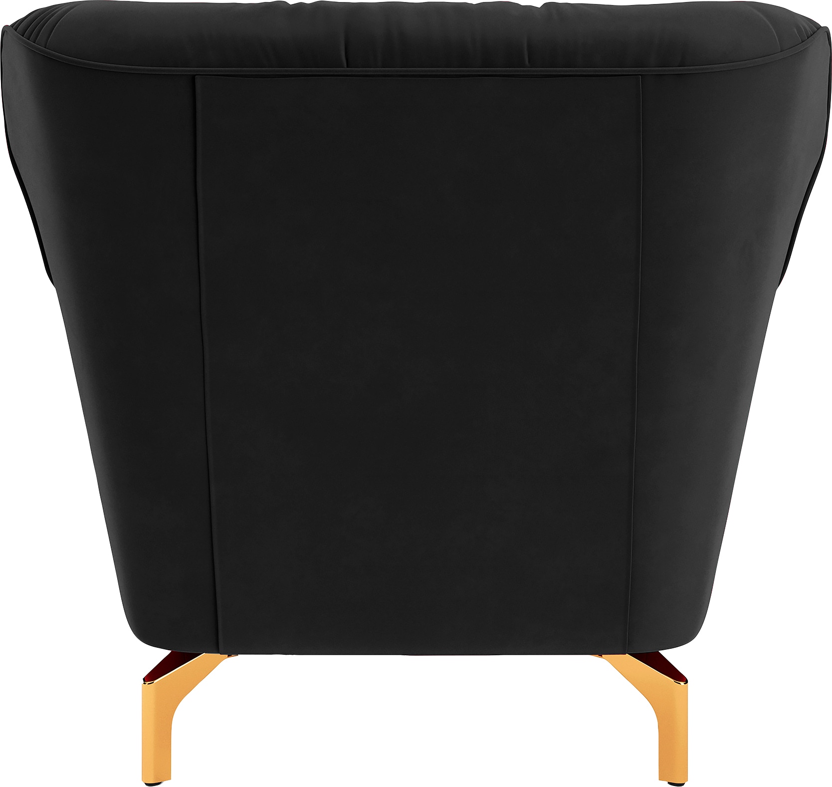 sit&more Sessel »Orient 3«, inkl. 1 Zierkissen mit Strass-Stein, goldfarbene Metallfüße