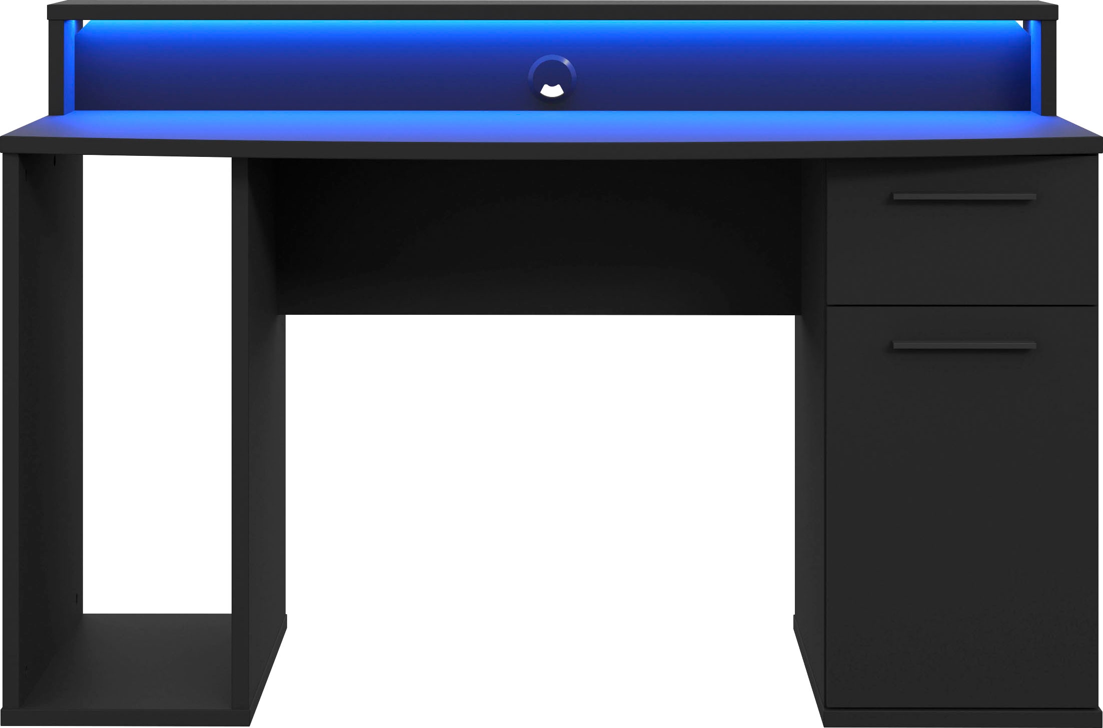 FORTE Gamingtisch »Ayo«, mit cm Rechnung Breite LED-RGB moderner Schreibtisch, auf Beleuchtung, 140 bestellen
