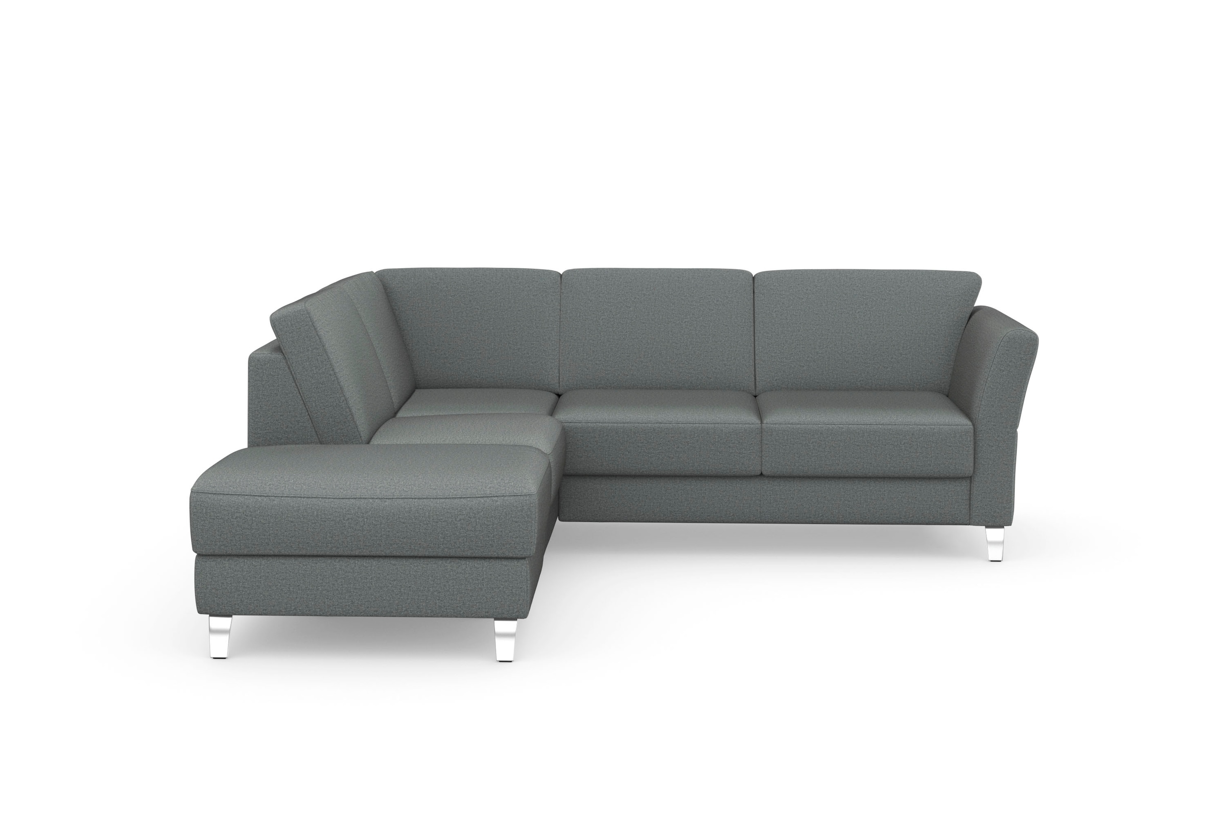 sit&more Ecksofa »Visby L-Form«, Wahlweise mit Bettfunktion und Stauraum, f günstig online kaufen