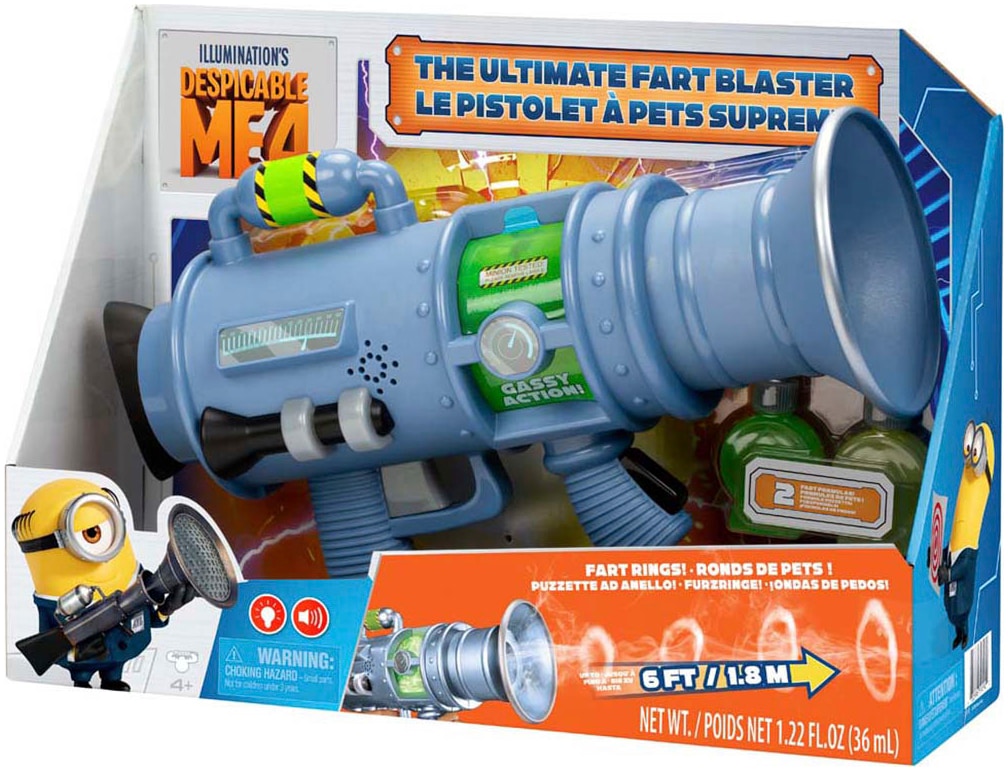 Moose Blaster »Despicable Me 4: Ultra Fartblaster - Light & Sound effects«, mit Licht- und Soundeffekten