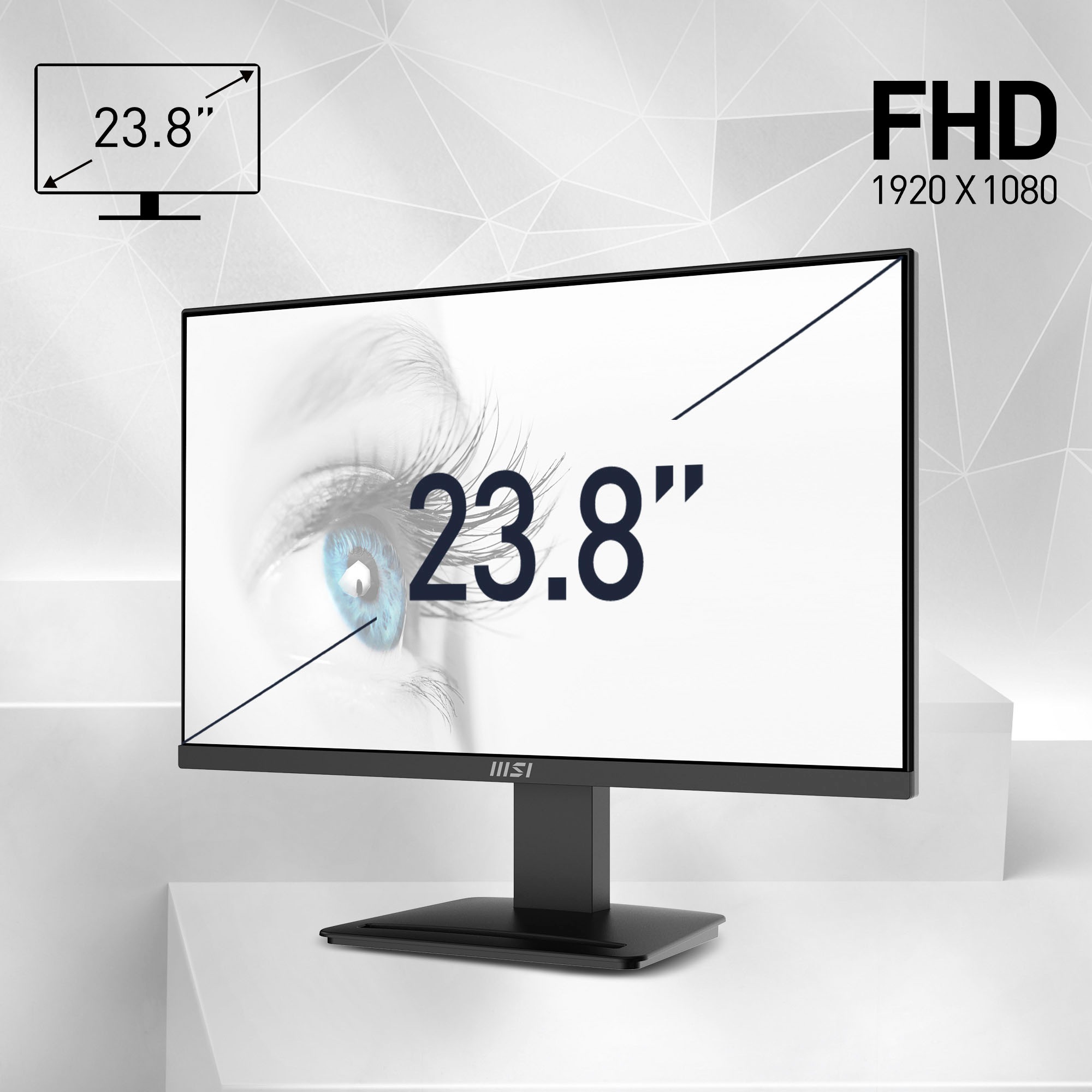 MSI LED-Monitor »PRO MP2412«, 60 cm/24 Zoll, 1920 x 1080 px, Full HD, 1 ms Reaktionszeit, 100 Hz
