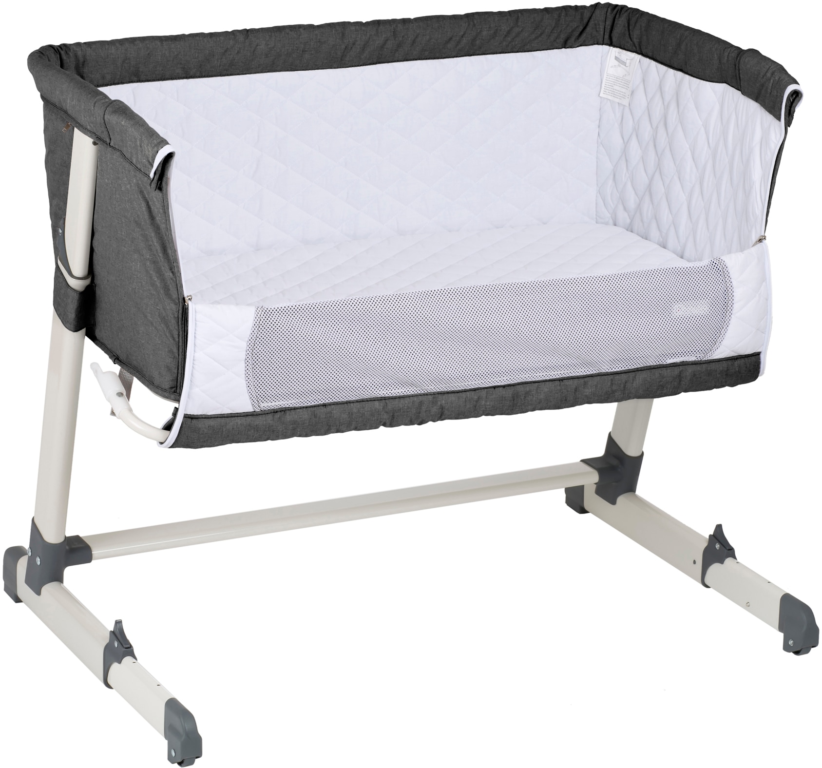 BabyGo Beistellbett »Together, dark grey«, faltbar günstig online kaufen