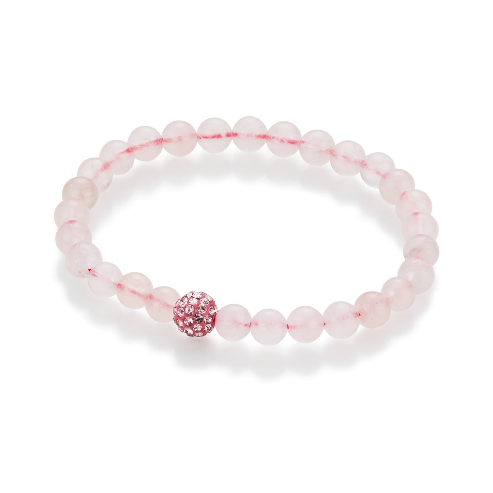 Firetti Armband »Schmuck Geschenk Armschmuck Armkette Edelstein Farbstein« mit Edelsteinkugeln, Kristallstein
