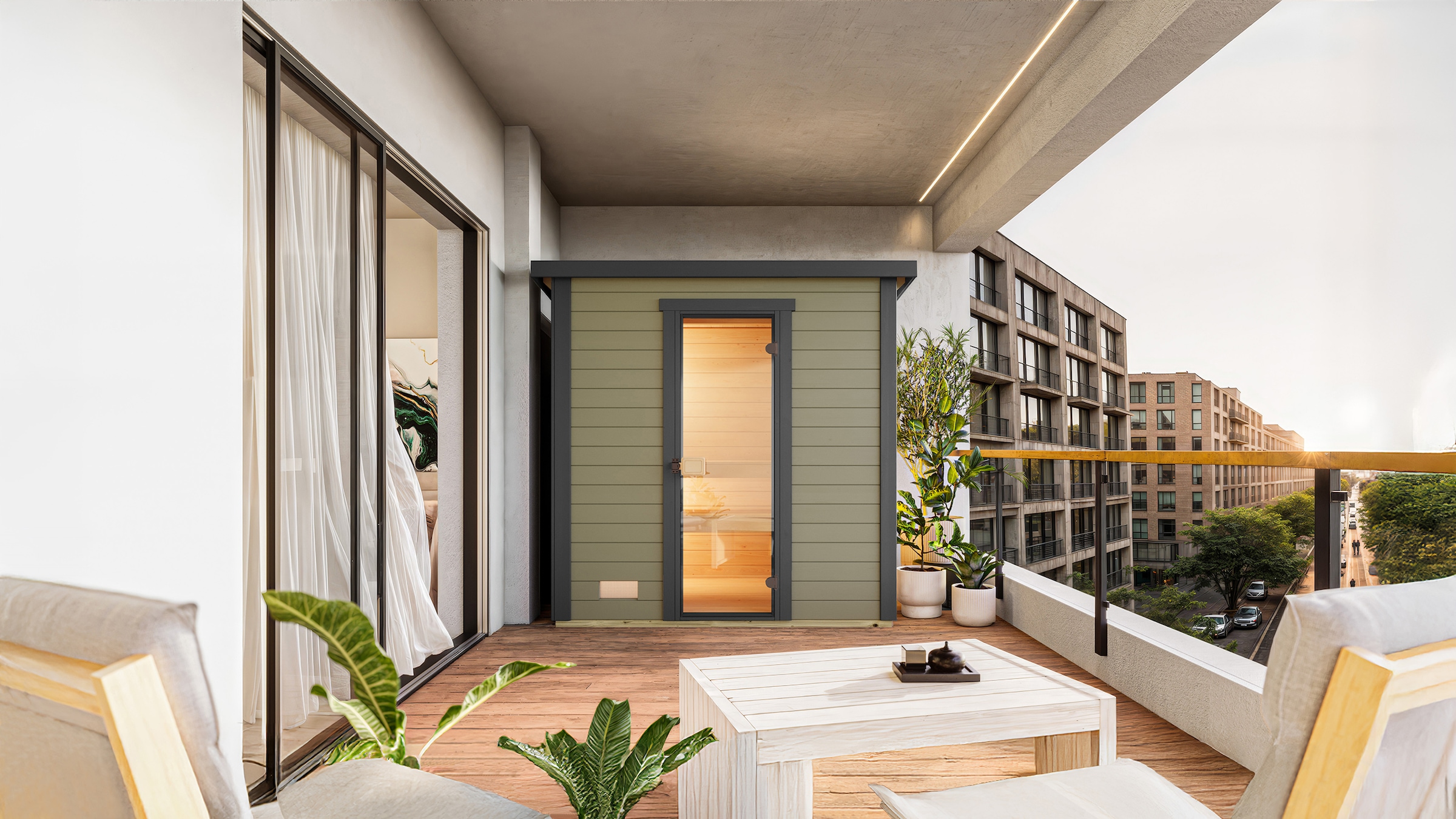 weka Saunahaus »Kaapi 1« Blockbohlen aus Fichtenholz