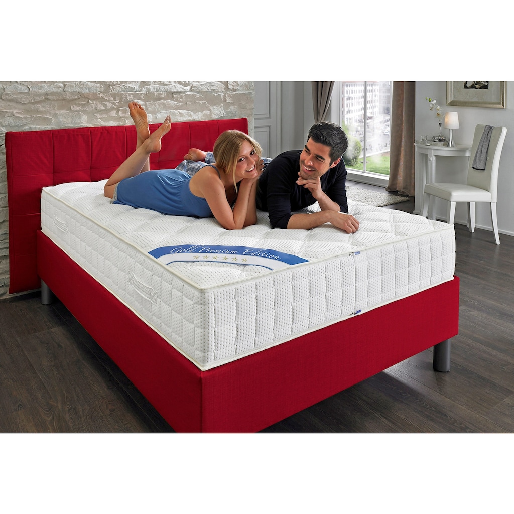 Malie Taschenfederkernmatratze »Bari 1000«, 32 cm hoch, 1000 Federn, (1 St.), mit Boxspringfeeling