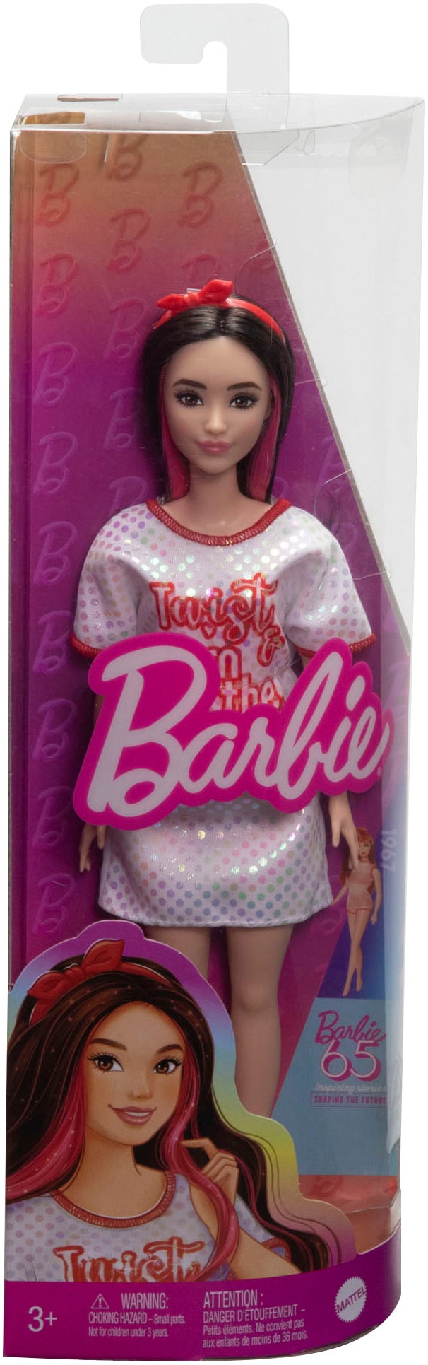 Barbie Anziehpuppe »Fashionistas, Red Mesh Dress«