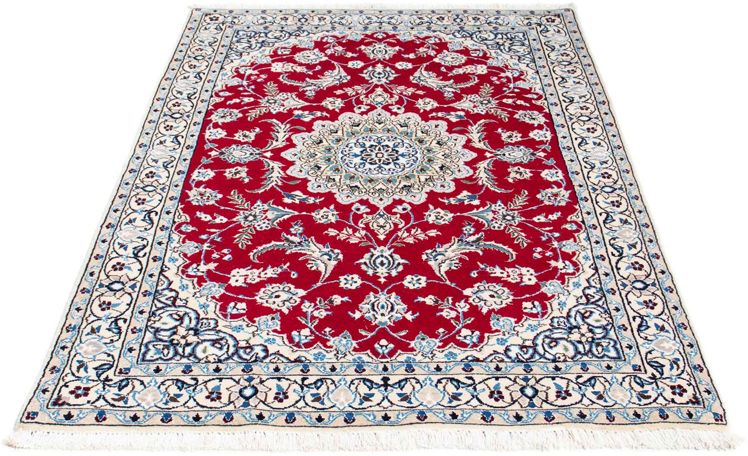 morgenland Orientteppich »Perser - Nain - Royal - 170 x 108 cm - rot«, rech günstig online kaufen