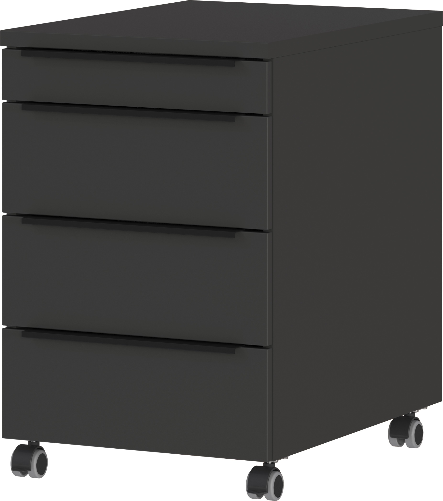 GERMANIA Büromöbel-Set »Mailand«, (3 tlg.), inkl. Schreibtisch, Rollcontainer und Raumteiler