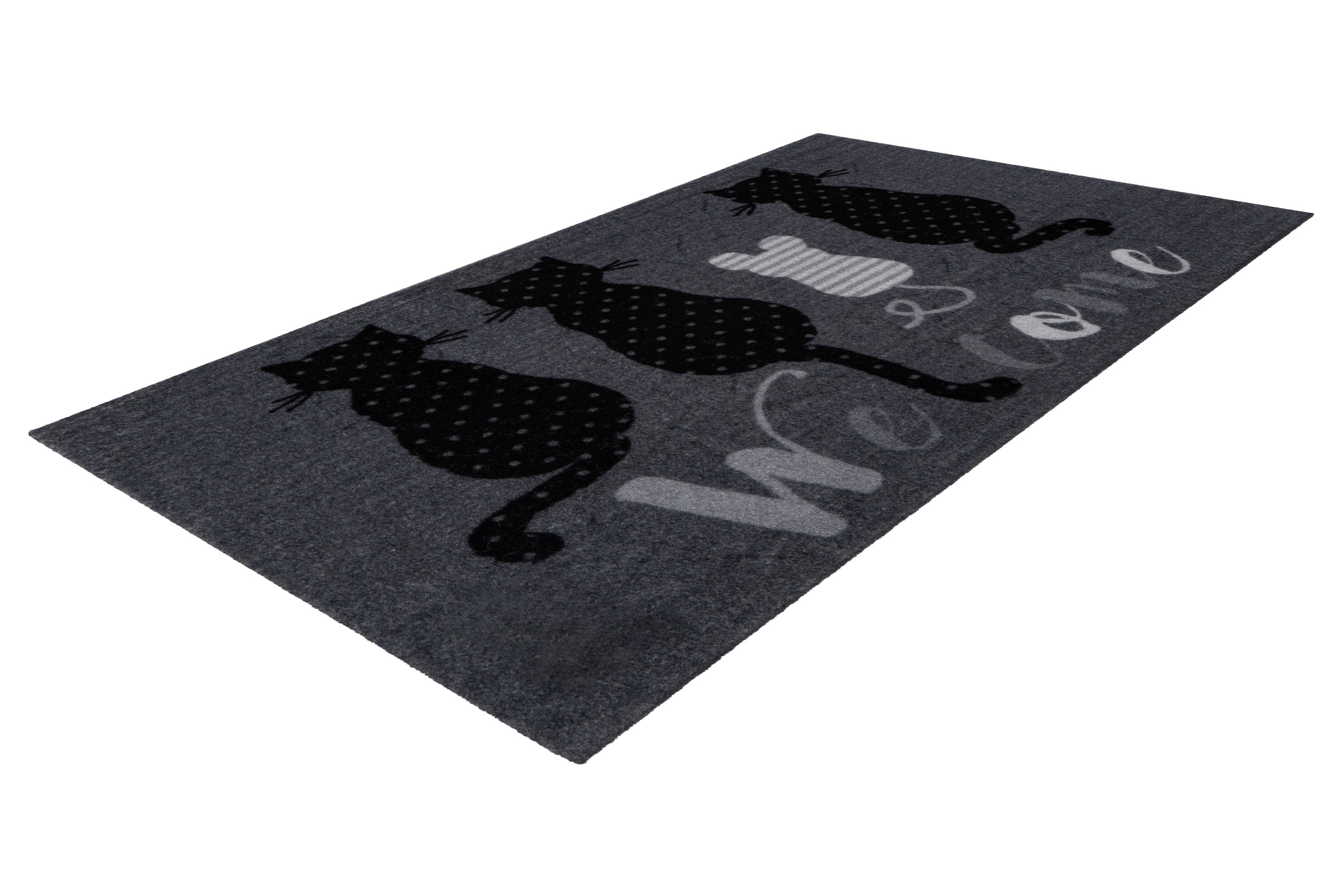 Kayoom Fußmatte »Cosy Entry 425« rechteckig 6 mm Höhe Türmatte, Schmutzfang, Katzen, Eingang