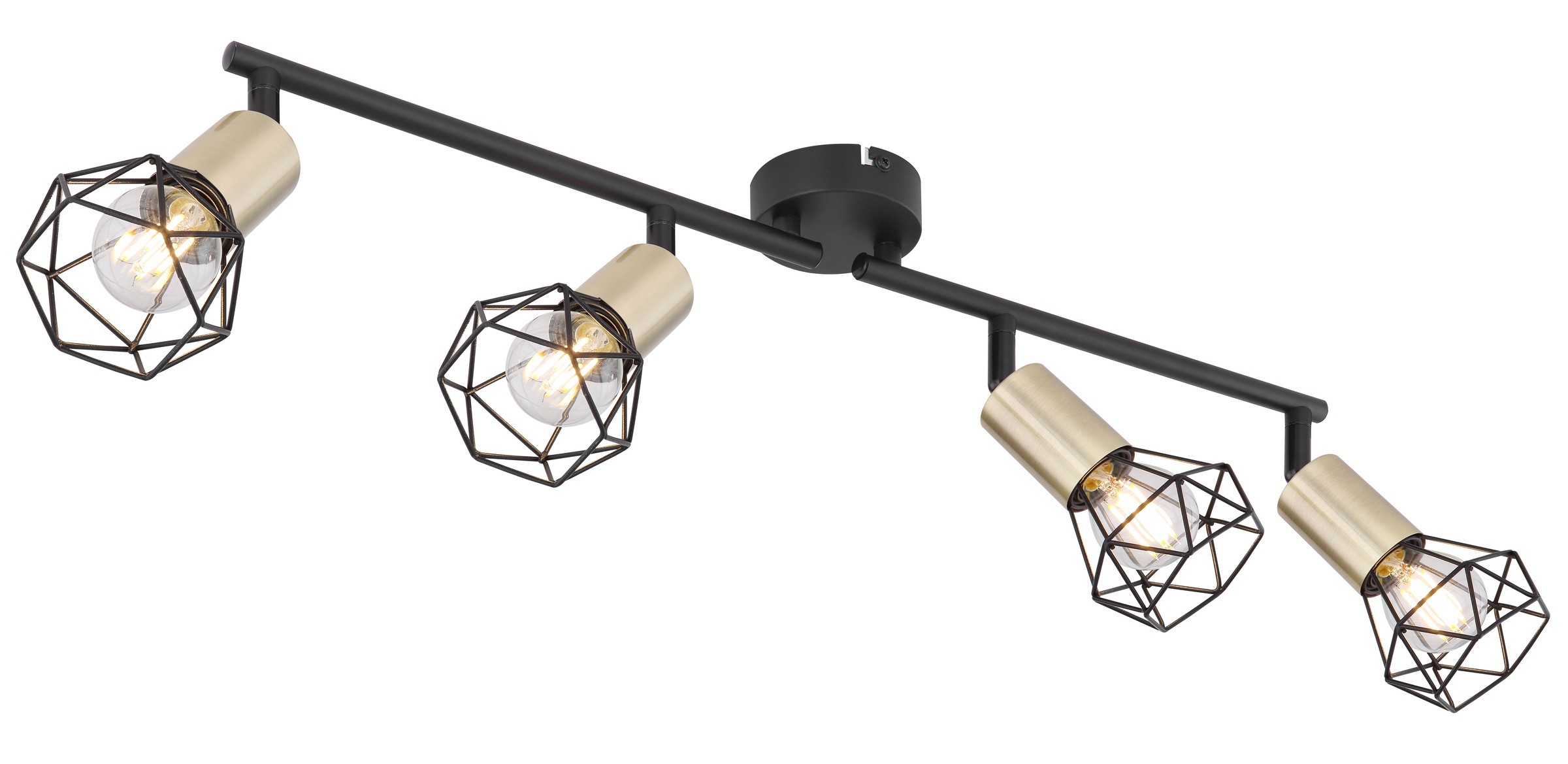 GLOBO LIGHTING Deckenstrahler »XARA I«, Leuchtmittel E14 | ohne Leuchtmittel, Deckenstrahler/Metall/Flur/Wohnzimmer/Schlafzimmer