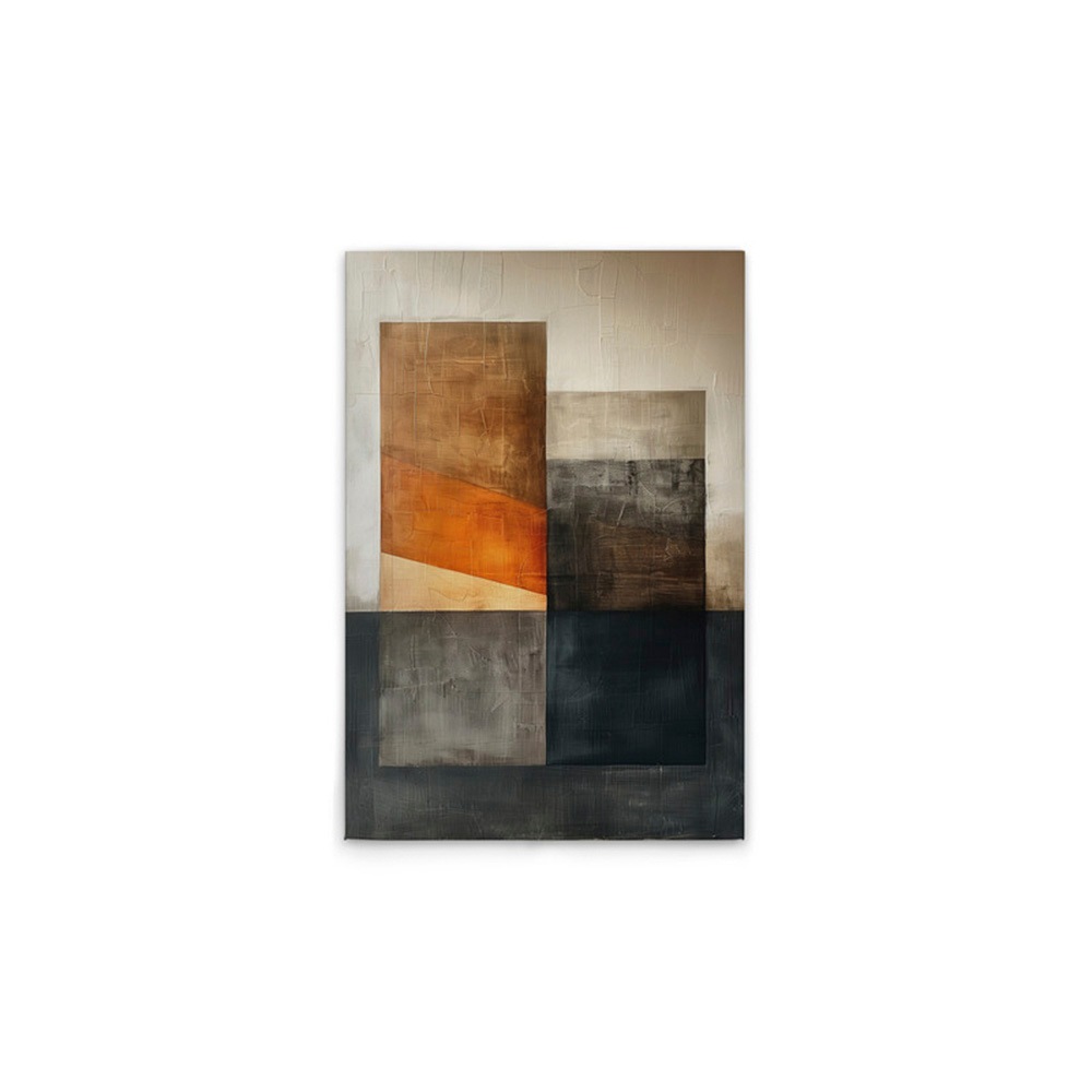 A.S. Création Leinwandbild »Block Art Areas - Wandbild Beige Orange Keilrah günstig online kaufen