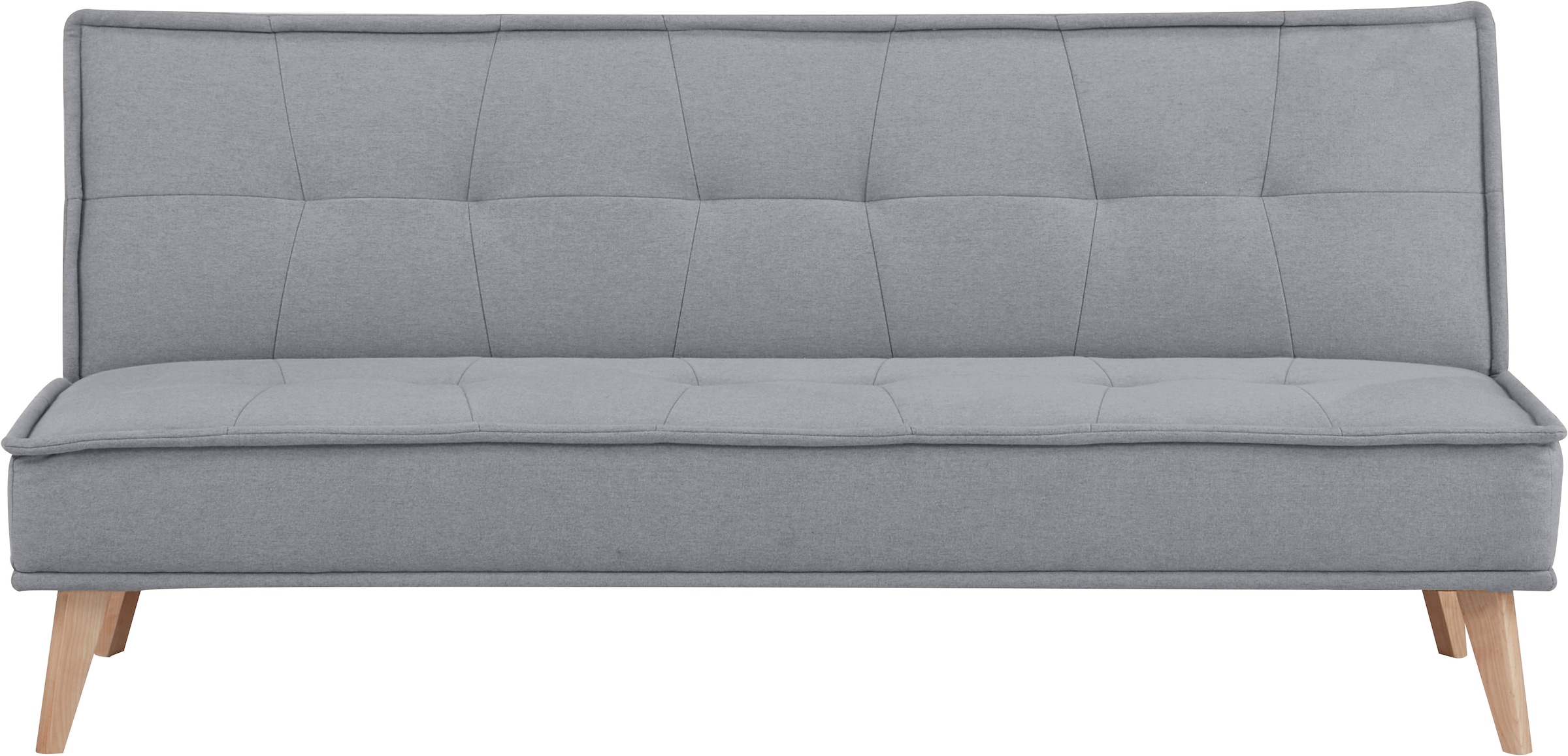 INOSIGN Schlafsofa »MENDOTA, 181 cm, 3-Sitzer mit Schlaffunktion,«, verstellbarer Rückenlehne, Klappmechanismus, Webstoff