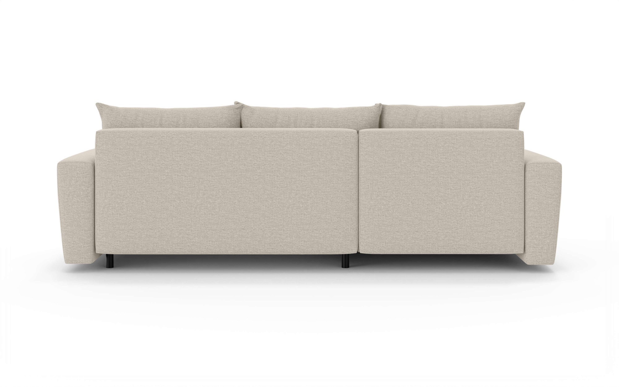 INOSIGN Ecksofa »MAGHERA universell Schlafsofa mit Bettkasten, Maße B/T/H: 255/142/84cm«, L-Form mit Recamiere rechts oder links montierbar, hoher Sitzkomfort
