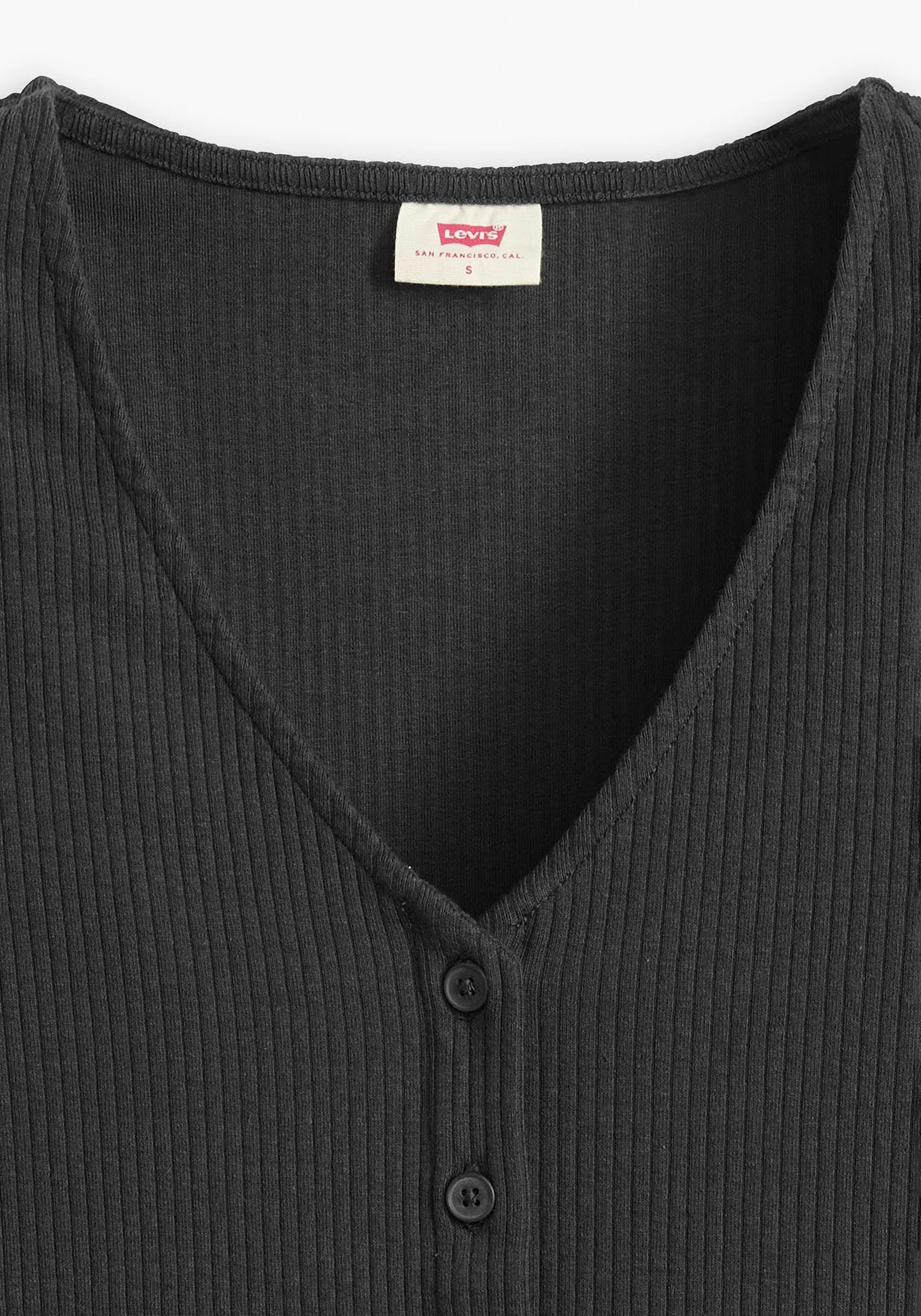 Levi's® V-Shirt, mit Knopfleiste