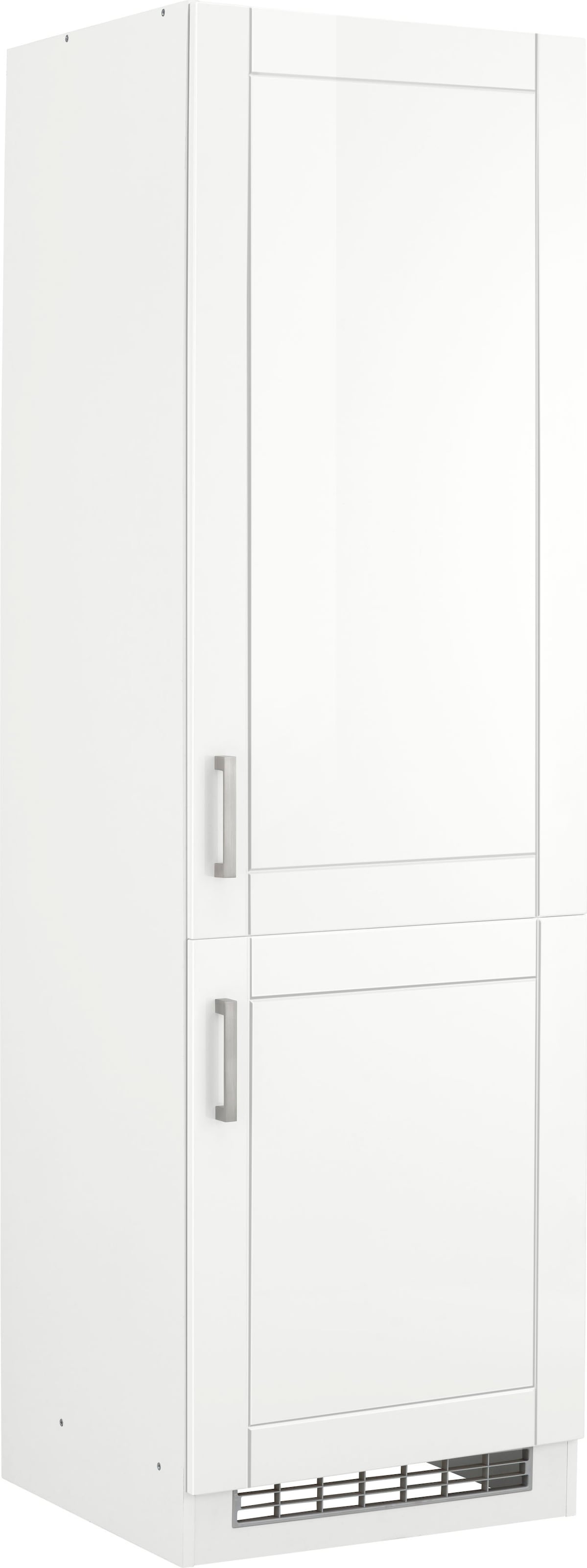 KOCHSTATION Kühlumbauschrank »KS-Tinnum« 60 cm breit, 200 cm hoch, Metallgr günstig online kaufen