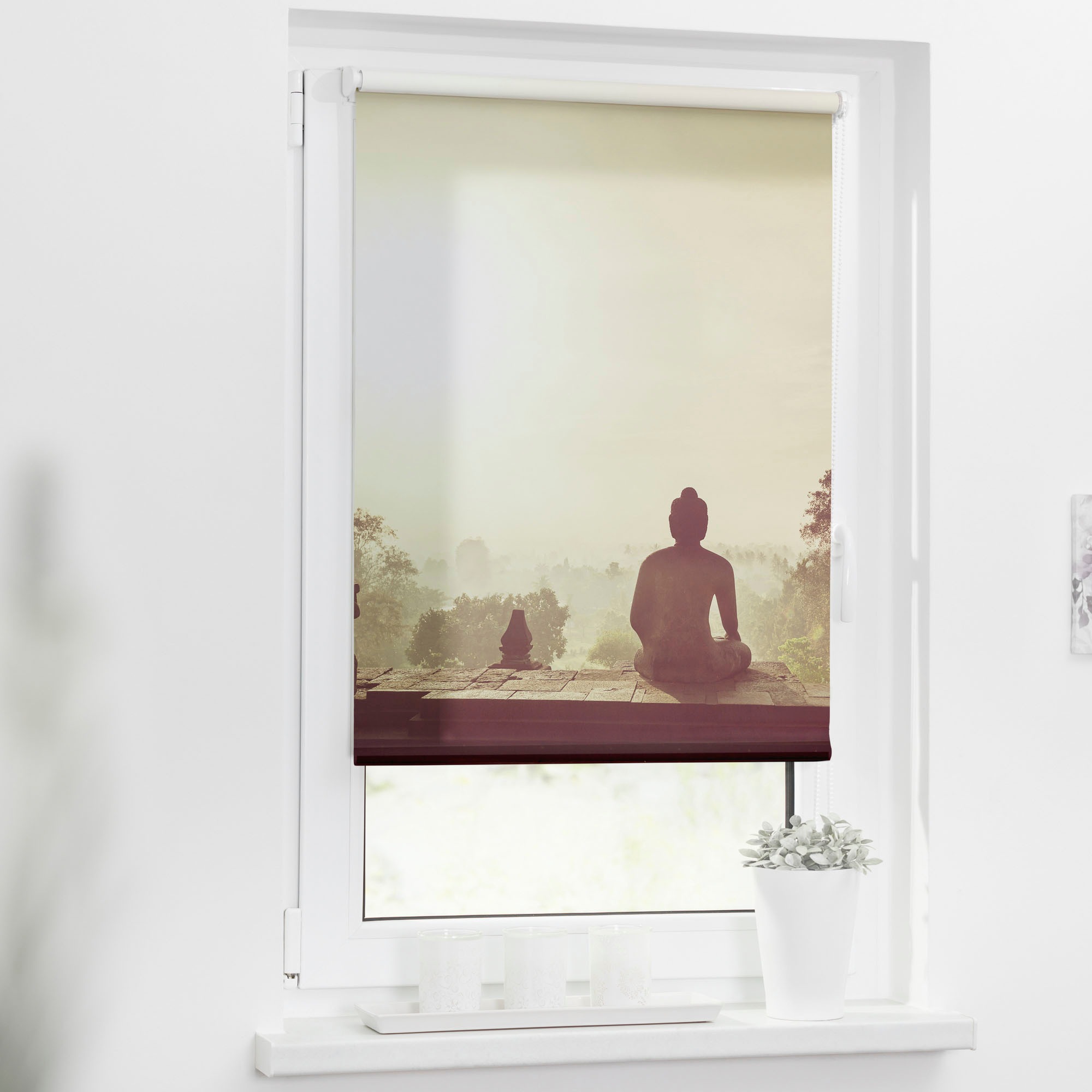 LICHTBLICK ORIGINAL Seitenzugrollo »Rollo Klemmfix, ohne Bohren, blickdicht günstig online kaufen