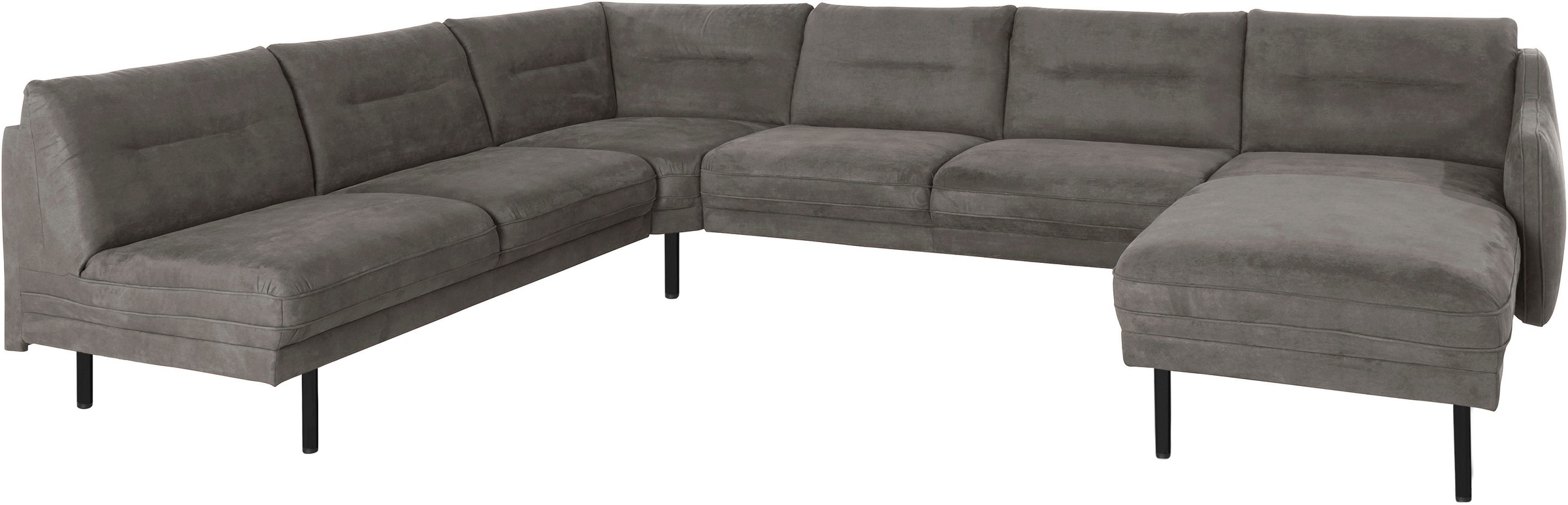 Home affaire Wohnlandschaft »Nordfyn U-Form« edles Design in 3 Bezugsqualit günstig online kaufen