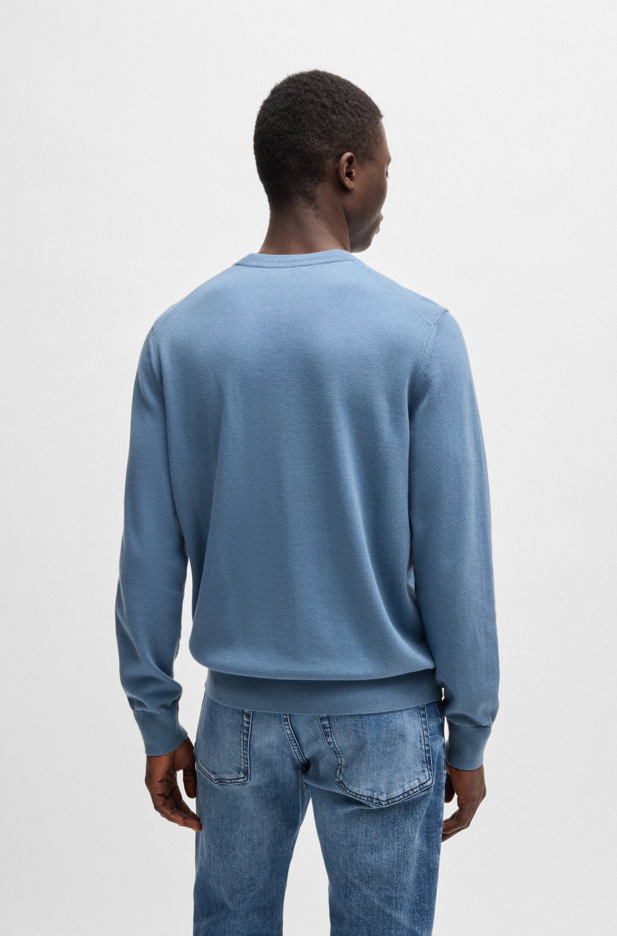 BOSS ORANGE Strickpullover »Kanovano_S 1026«, mit Rundhalsausschnitt