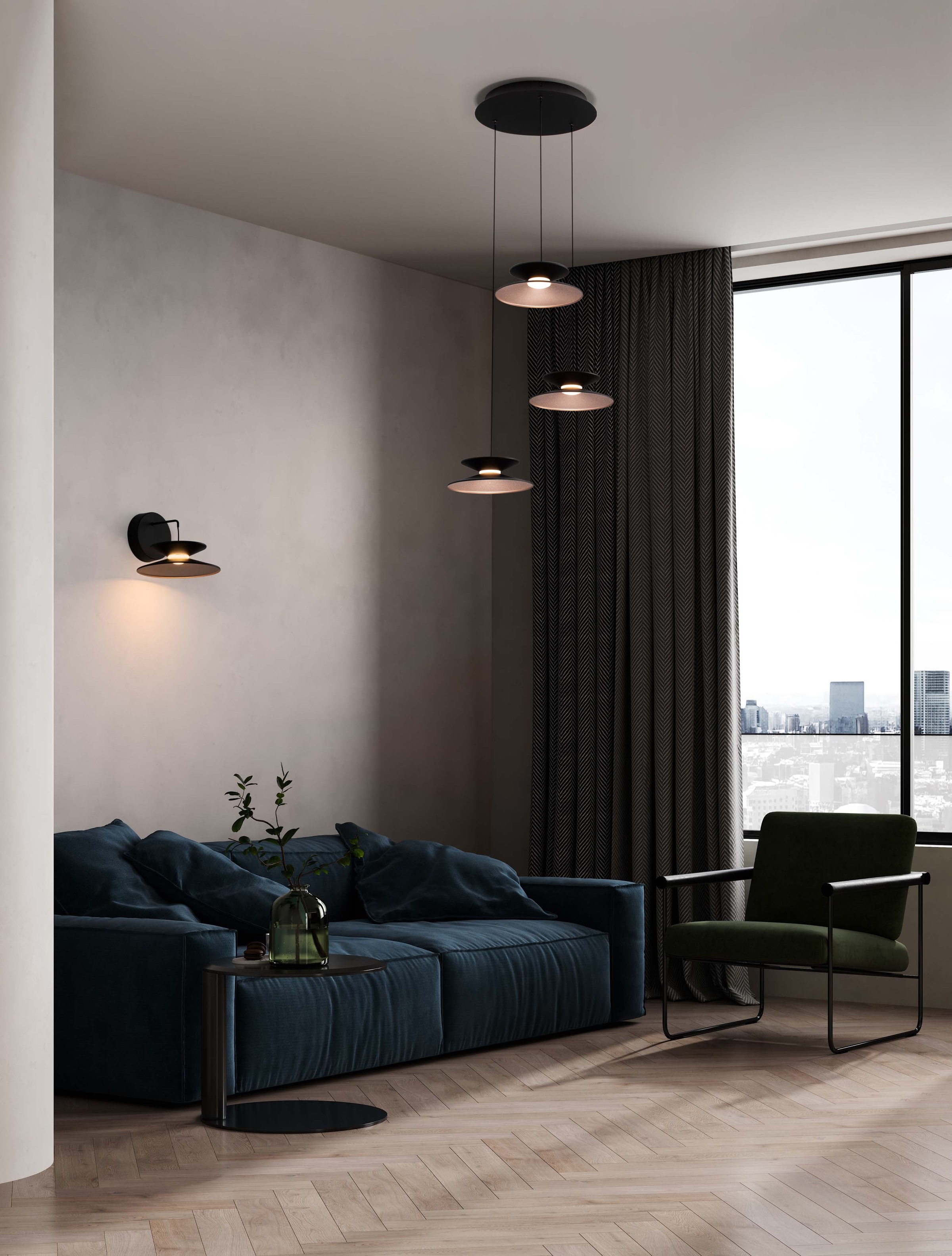 Nova Luce Pendelleuchte »MORFI« LED-Modul 1 Stk. Warmweiß günstig online kaufen
