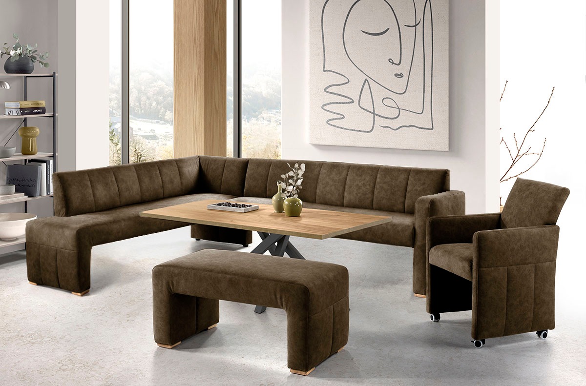 exxpo - sofa fashion Essbank, elegant und modern mit hohem Sitzkomfort