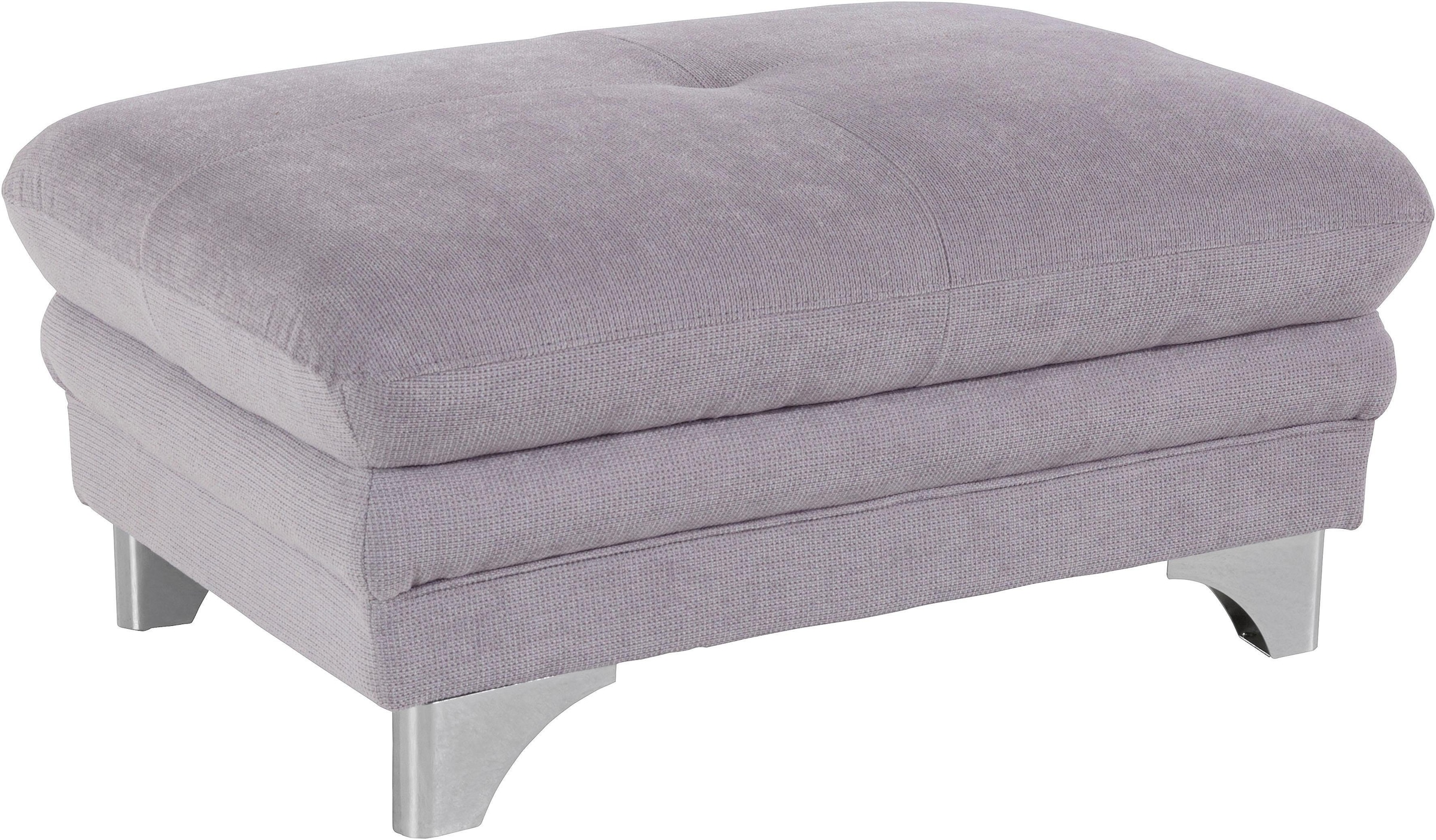 COTTA Polstergarnitur »Enterprise«, (Set), Set bestehend aus: 2-Sitzer mit Kopfteilverstellung & Hocker