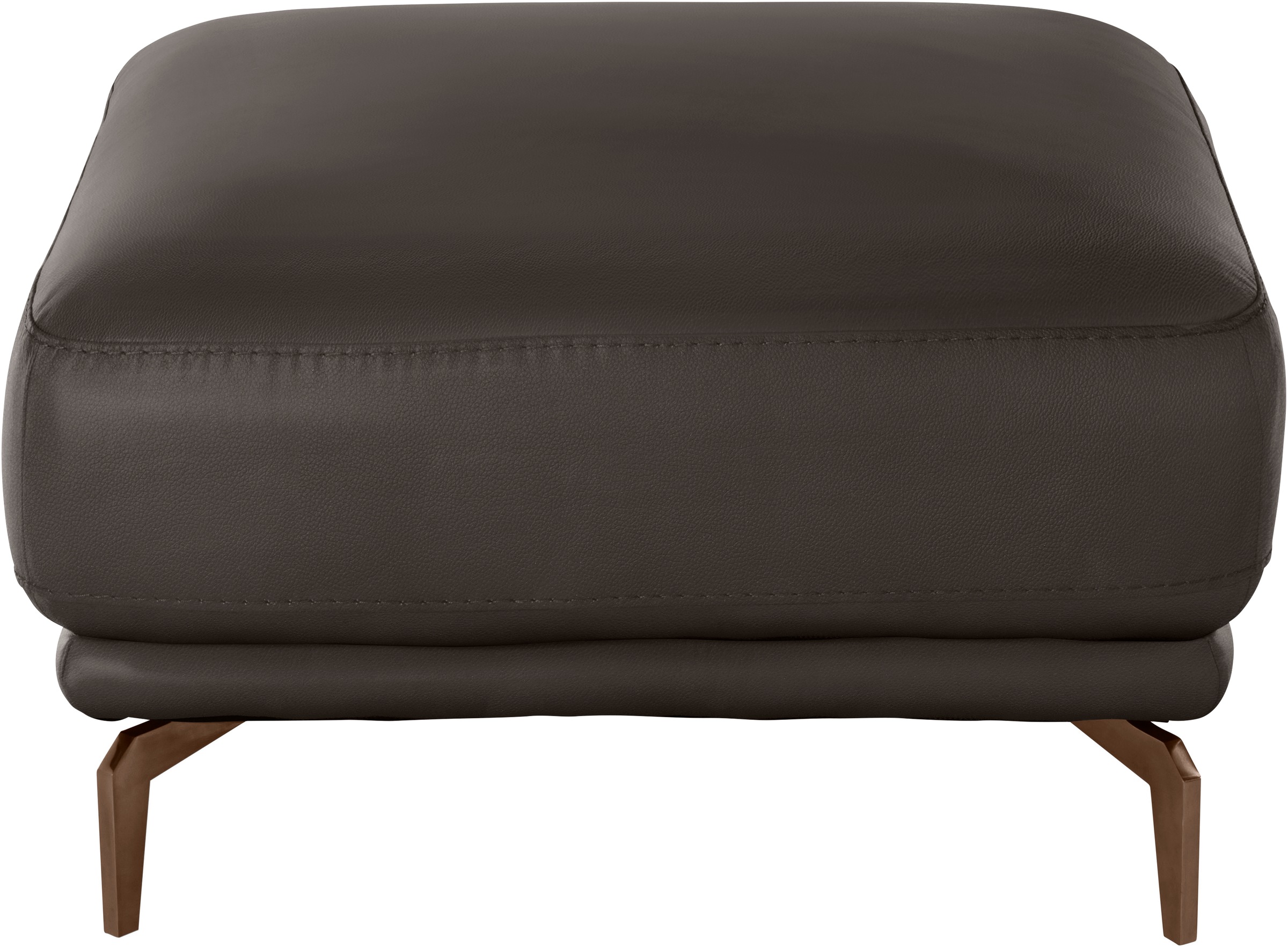W.SCHILLIG Hocker »montanaa«, mit Metallfüßen in Bronze pulverbeschichtet, Breite 71 cm