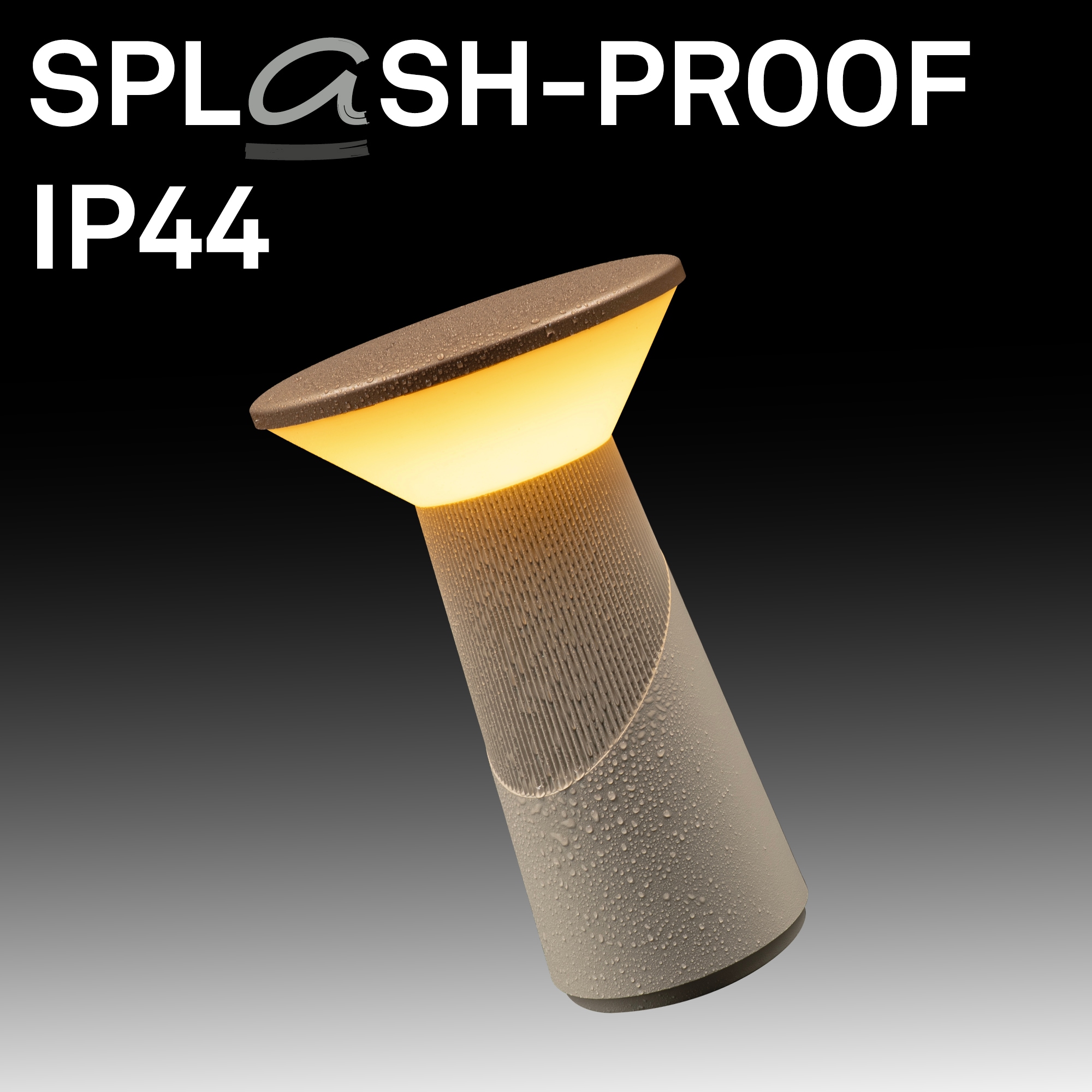 Briloner Leuchten LED Tischleuchte »PILIA« LED-Board 1 Stk. Warmweiß 15x24 cm, Akku tauschbar, Indoor/Outdoor, Wohnzimmer, Balkon