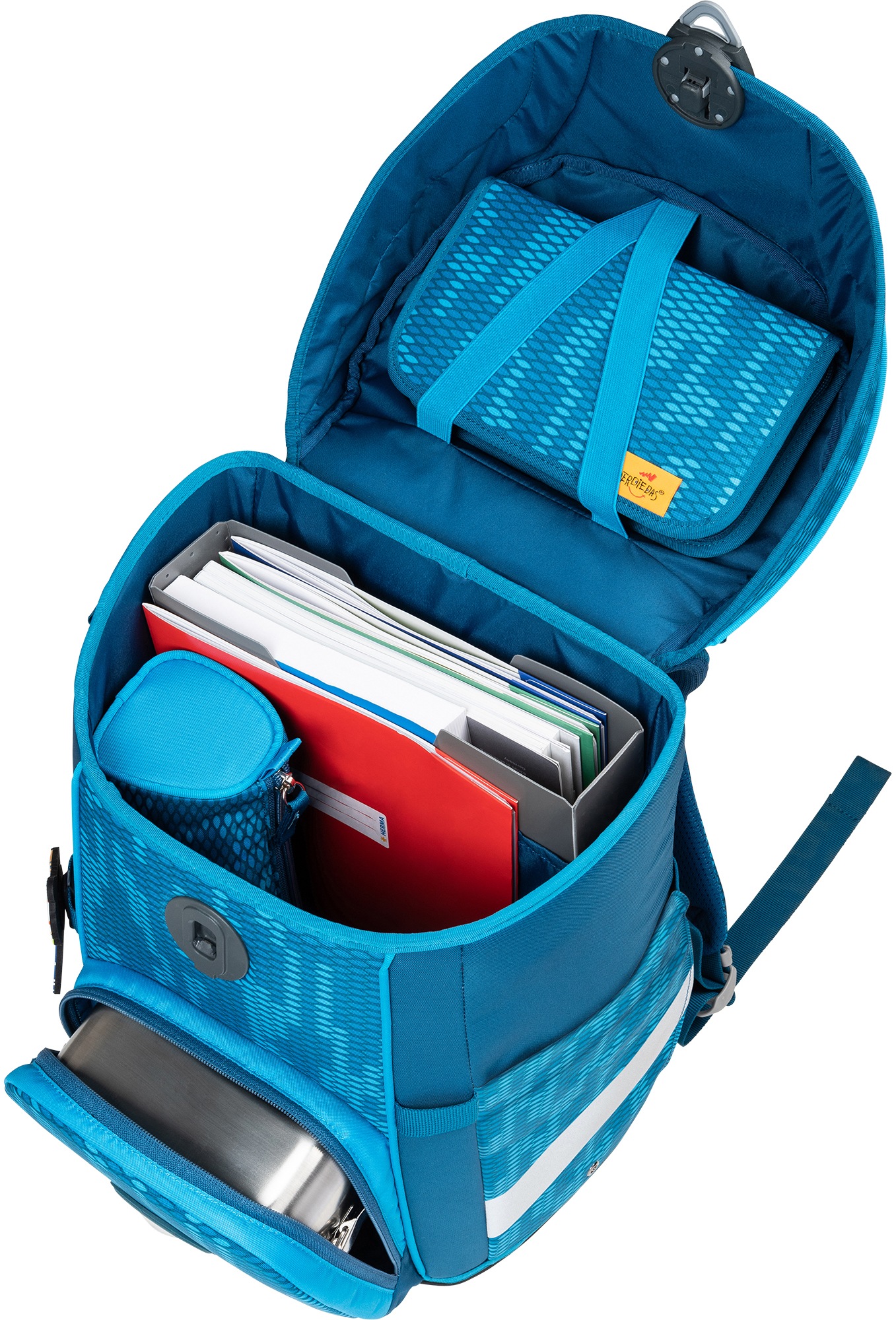 DerDieDas® Schulranzen »Ergoflex Easy, Trendsport«, Reflektoren, enthält recyceltes Material