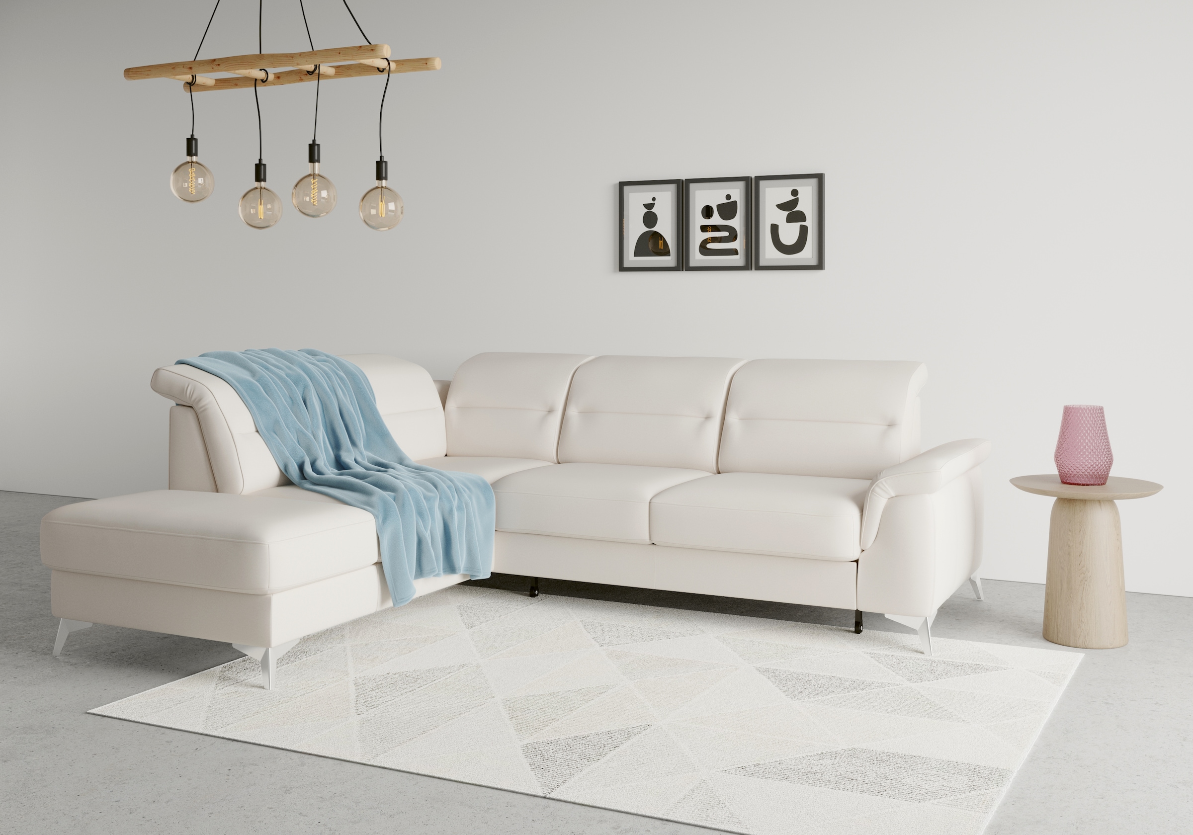 sit&more Ecksofa »Sinatra L-Form«, mit Ottomane, optional mit Kopfteilverst günstig online kaufen