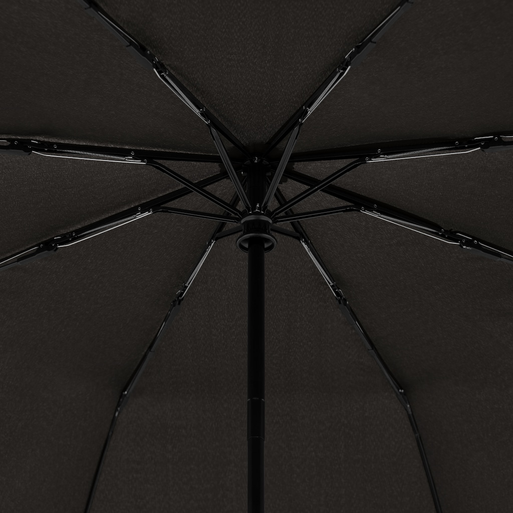 doppler® Taschenregenschirm »nature Magic, simple black«