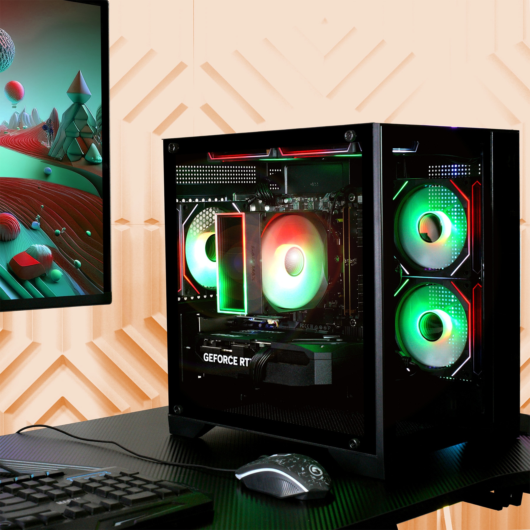 GAMEMAX Gaming-PC »Infinity Mini BK 7536«, Windows 11, DDR5 RAM