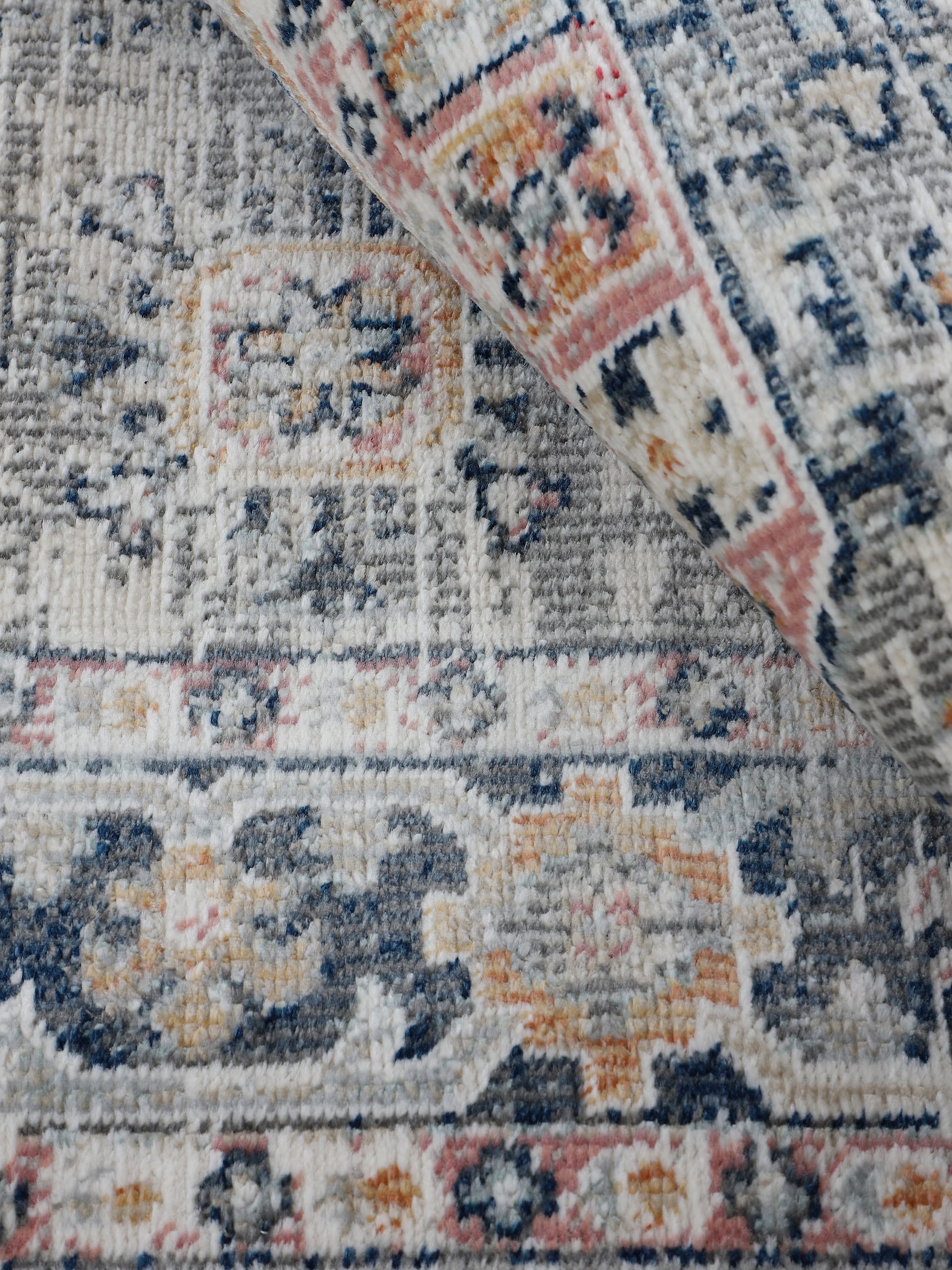 carpetfine Teppich »Omen_3«, rechteckig, 3 mm Höhe, Orient Vintage Look