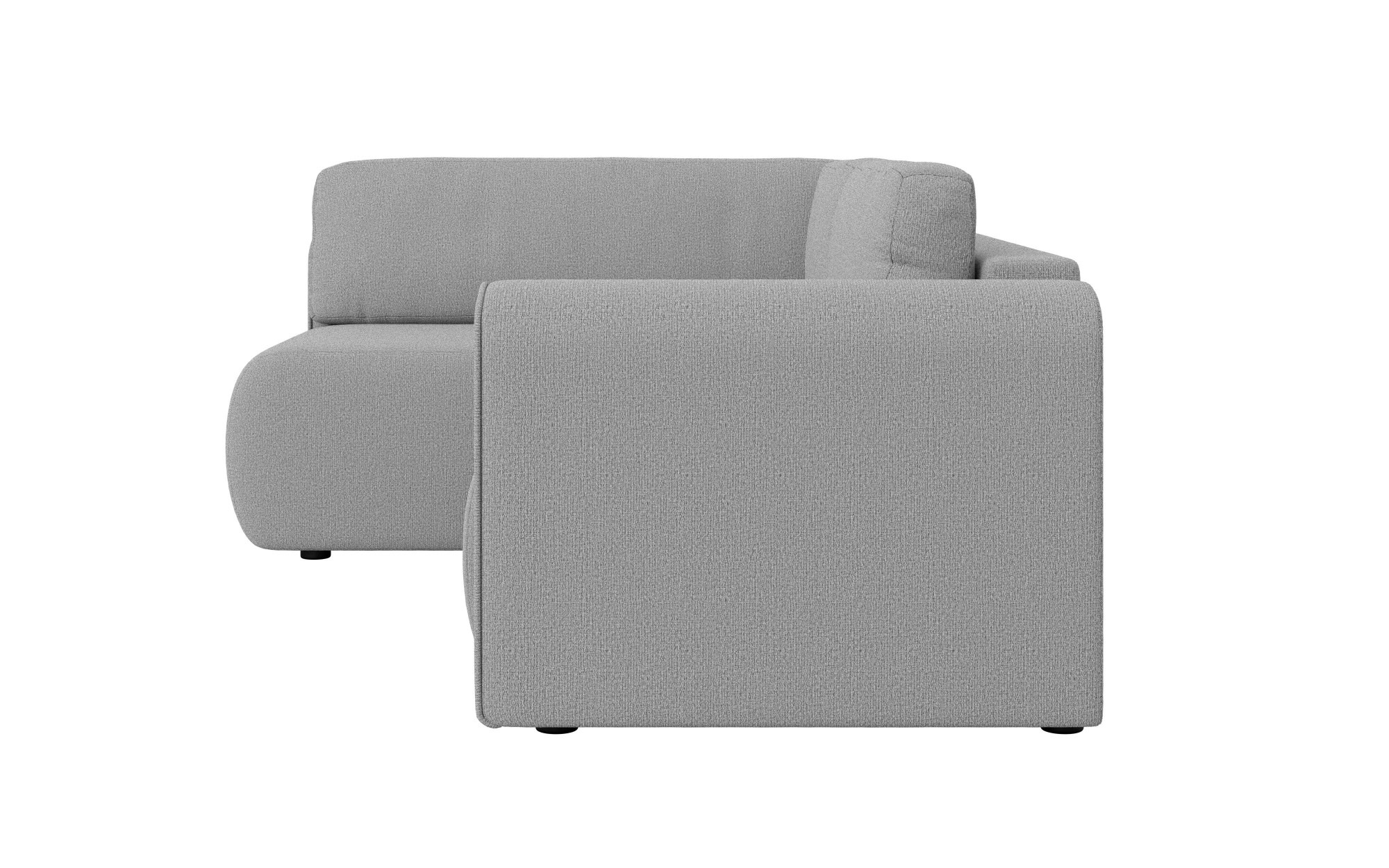 INOSIGN Ecksofa »Zacharia wahlweise Schlafsofa mit Bettkasten, B/T/H 250/166/86 cm«, L-Form mit Wellenunterfederung, Ottomane rechts oder links bestellbar