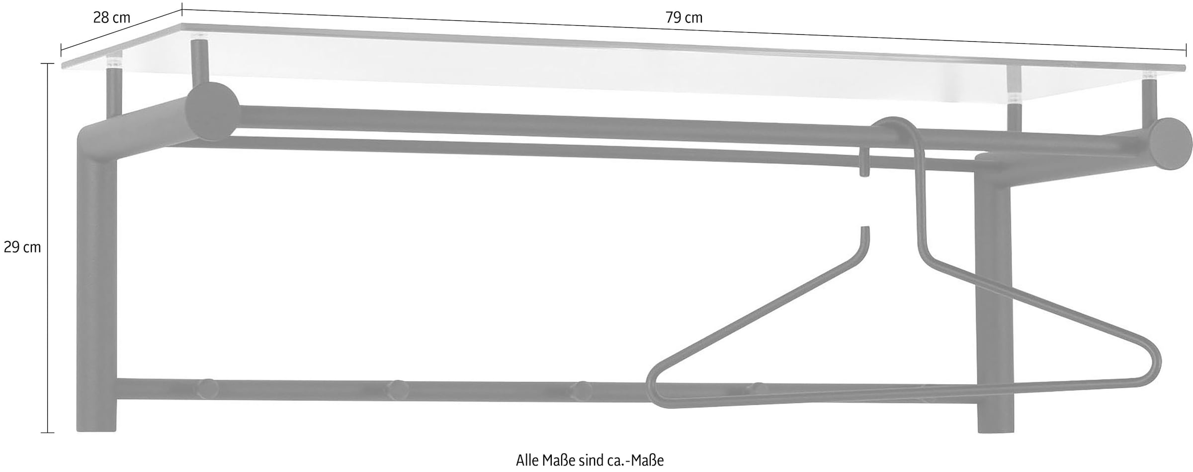 Spinder Design Garderobenhalter »Suza« Breite 79 cm