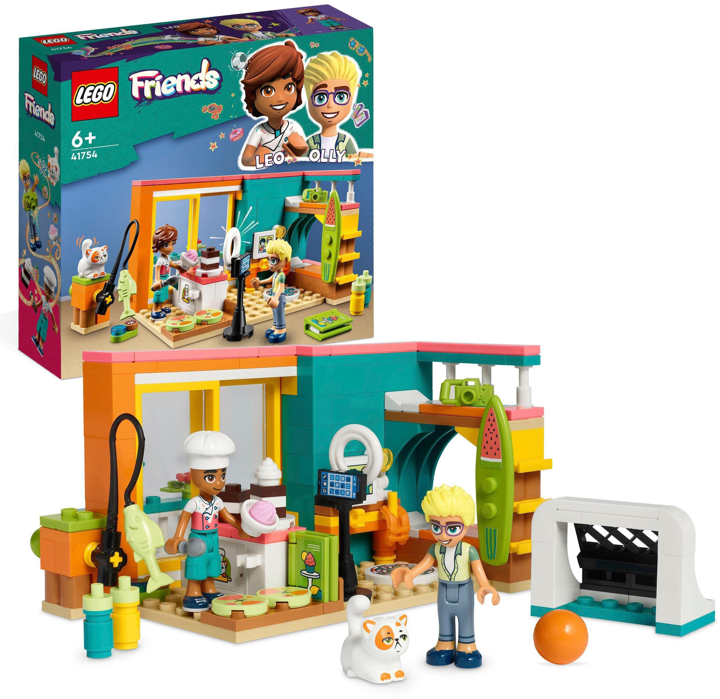 Konstruktionsspielsteine »Leos Zimmer (41754), LEGO® Friends«, (203 St.), Made in Europe