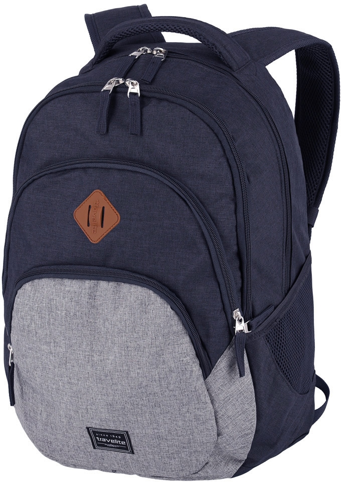 travelite Laptoprucksack »BASICS Melange« ideal für Freizeit, Arbeit, Schule und Reisen