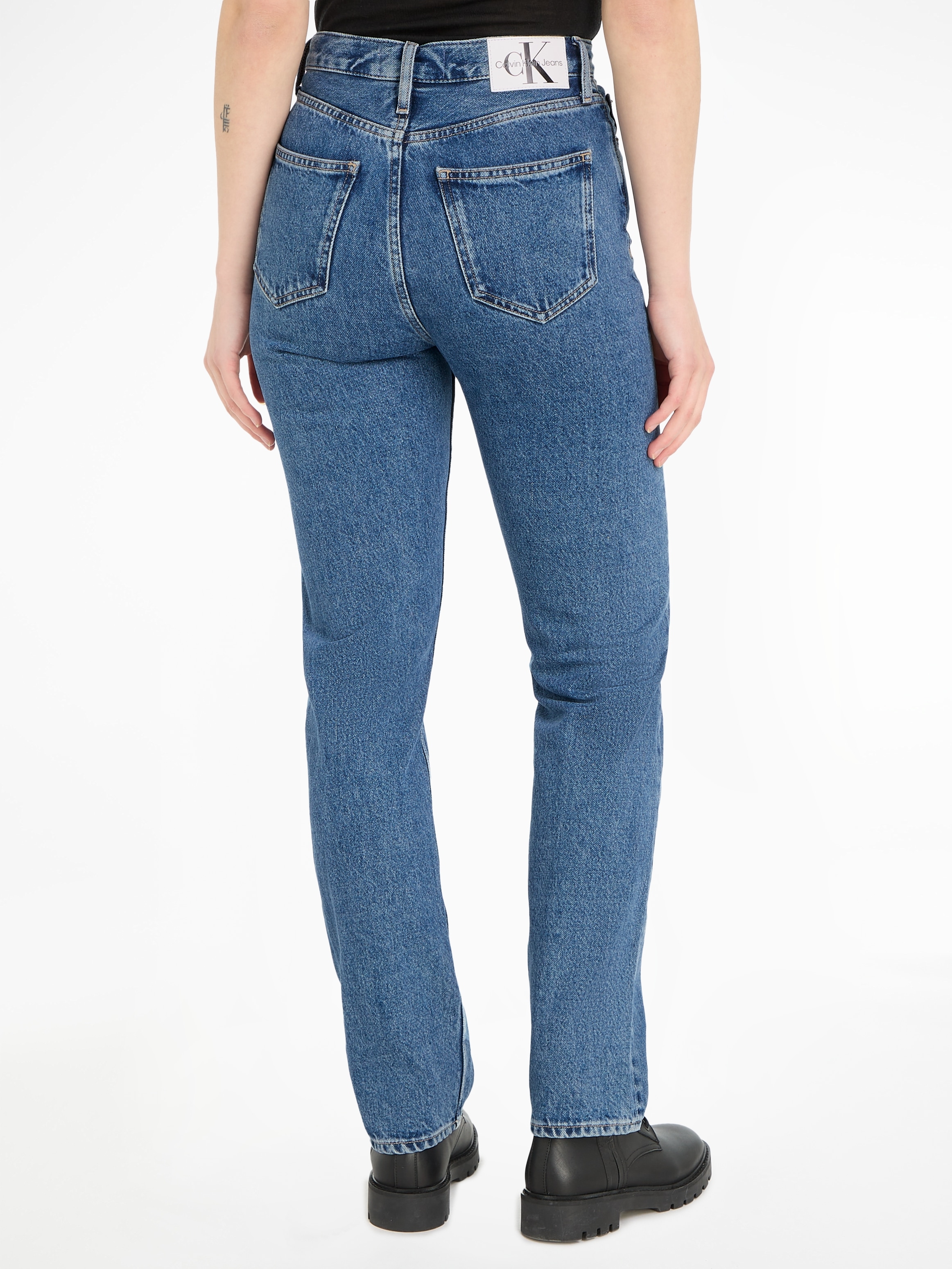 Calvin Klein Jeans Straight-Jeans »HIGH STRAIGHT«, 5-Pocket-Style bestellen RISE online im