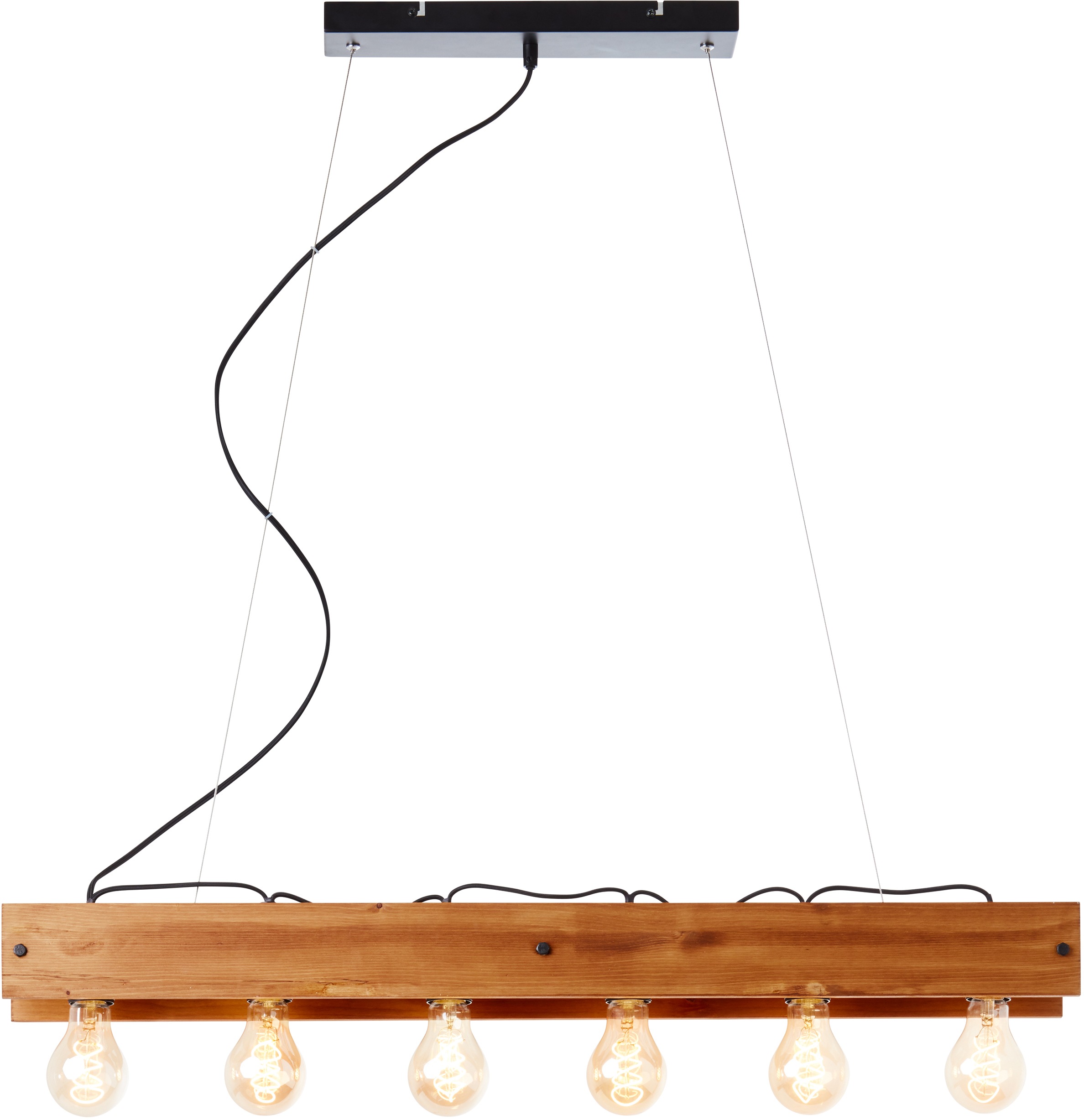 Brilliant Pendelleuchte »Calandra«, 6 flammig, Leuchtmittel E27   ohne Leuc günstig online kaufen