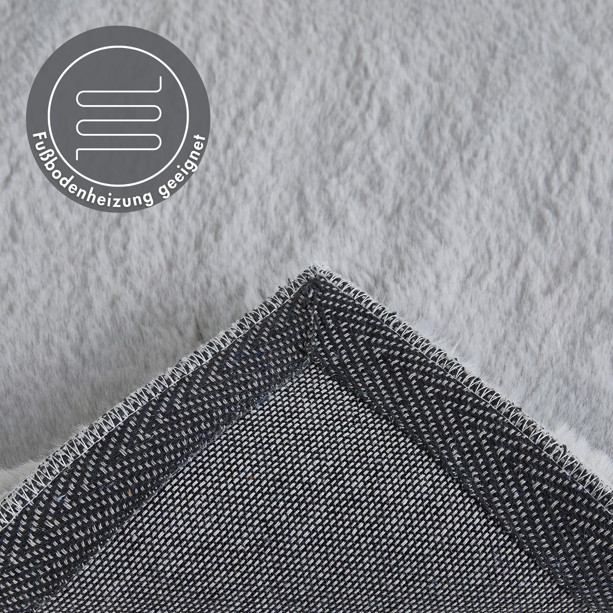 LUXOR living Fellteppich »Novara«, rechteckig, 30 mm Höhe, Kunstfell, Kaninchenfell-Haptik, besonders weicher Hochflor