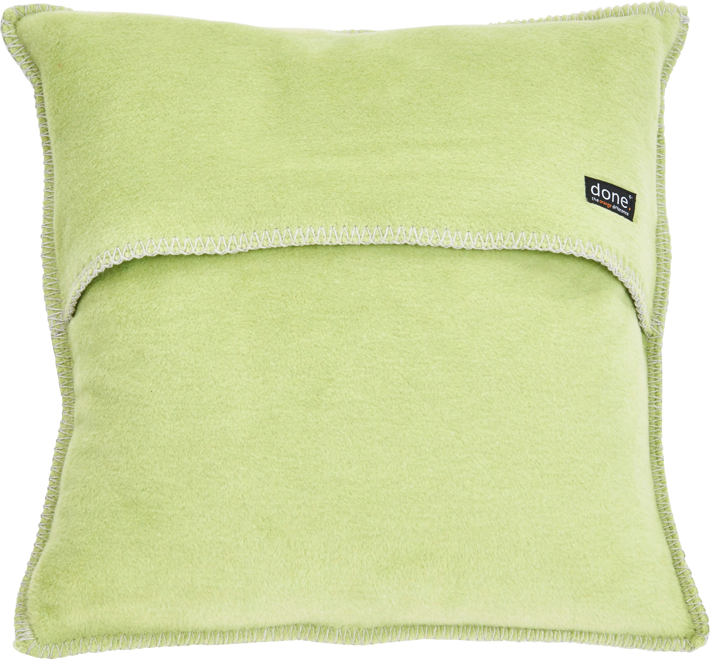 done.® Dekokissen »Cozy«, unifarben, Hotelverschluss, Kissenhüle ohne Füllung, 1 Stück