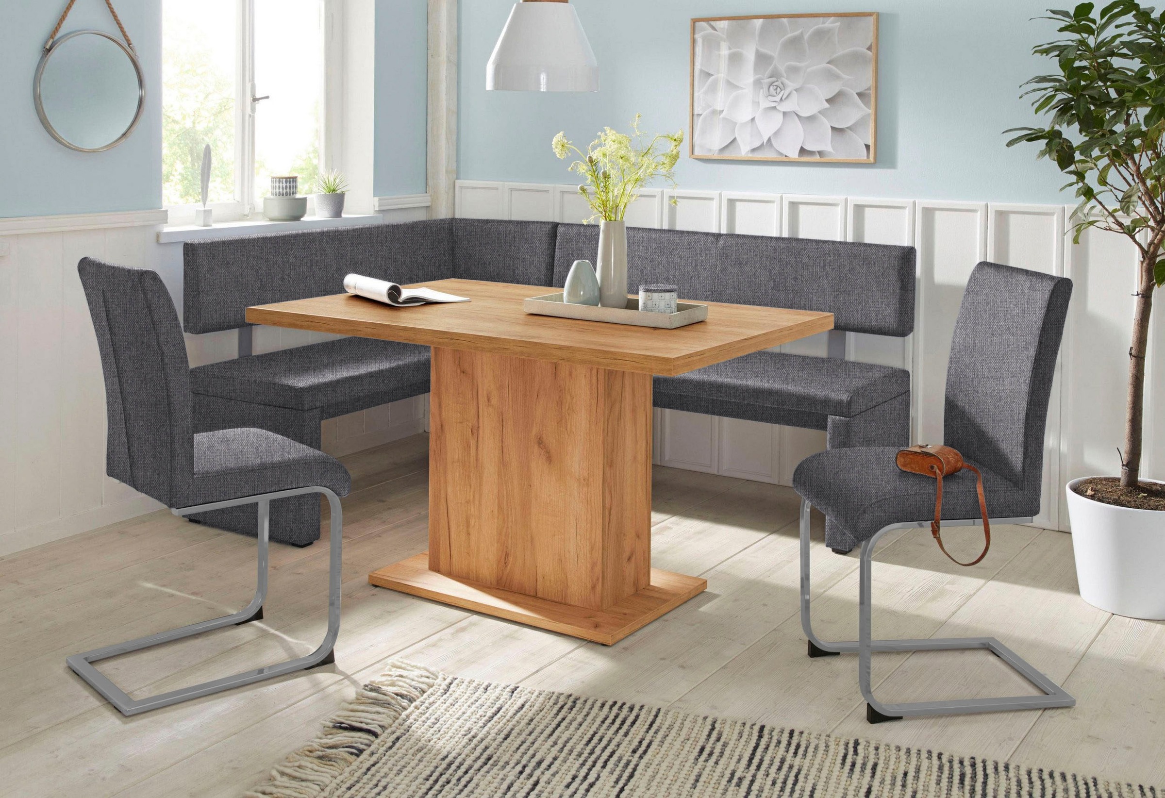 Home affaire Eckbank "Charissa" in 3 Größen, verschiedene Qualitäten günstig online kaufen