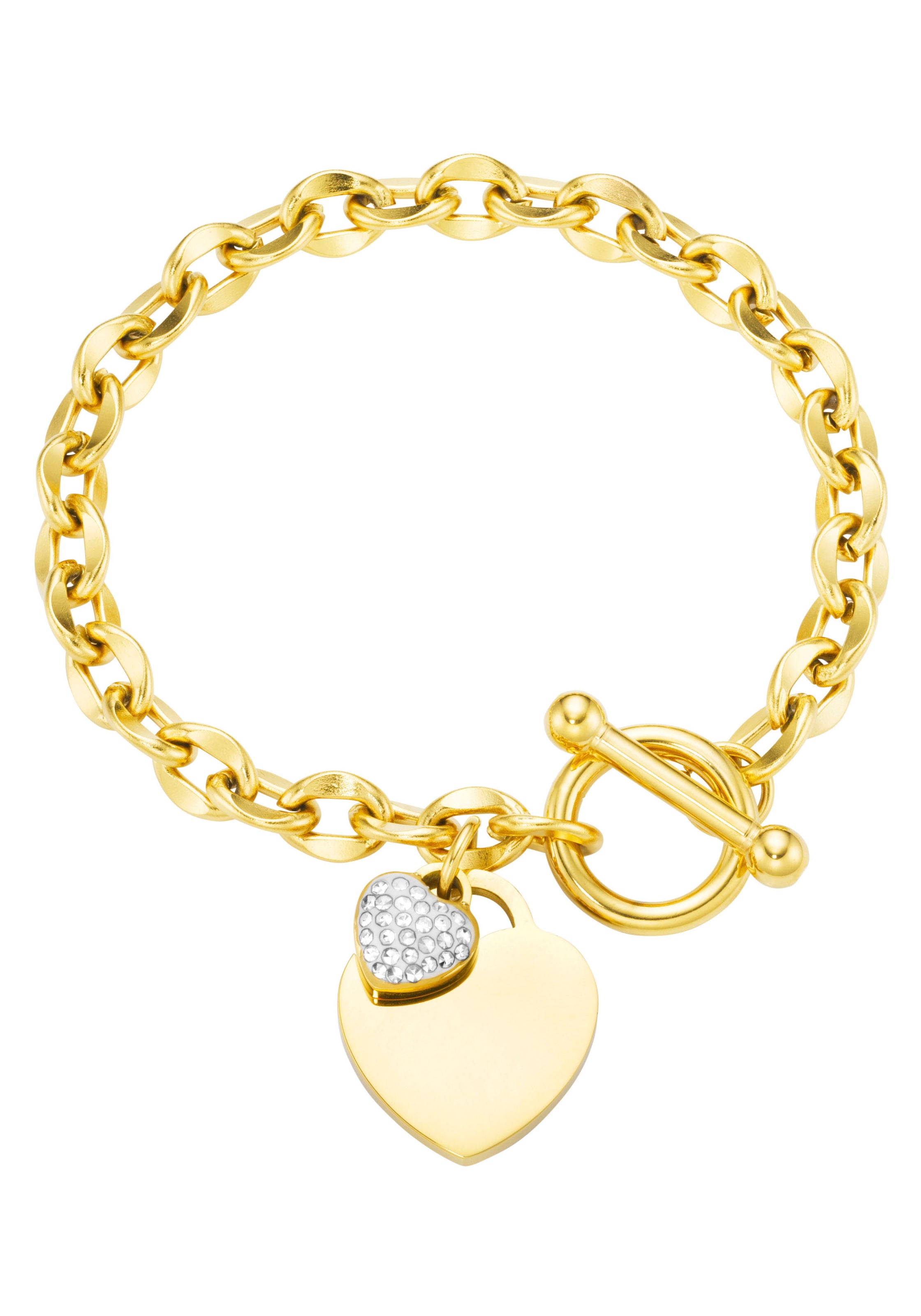 Firetti Armband »Schmuck Geschenk, Herz«, mit Kristallstein online  bestellen | Silberarmbänder