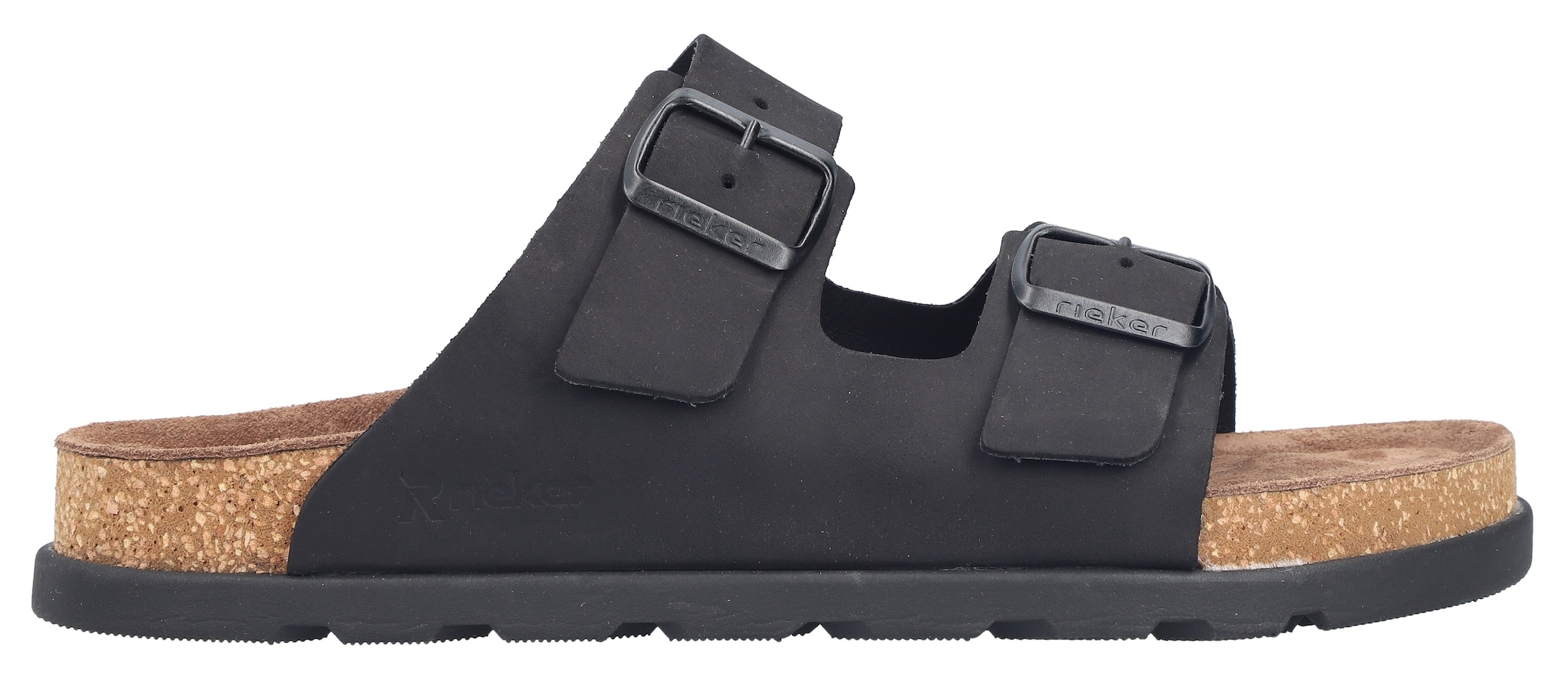 Rieker Pantolette  Sommerschuh, Strandschuh, Hausschuh mit bequemem Fußbett