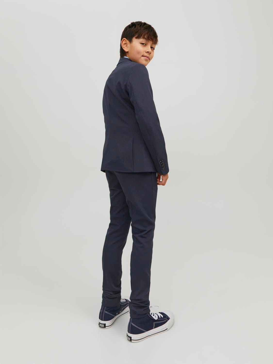 Jack & Jones Junior Anzughose »JPRSOLAR elastisch, pflegeleicht, komfortabel«, unifarben, modisch, slim fit, Web