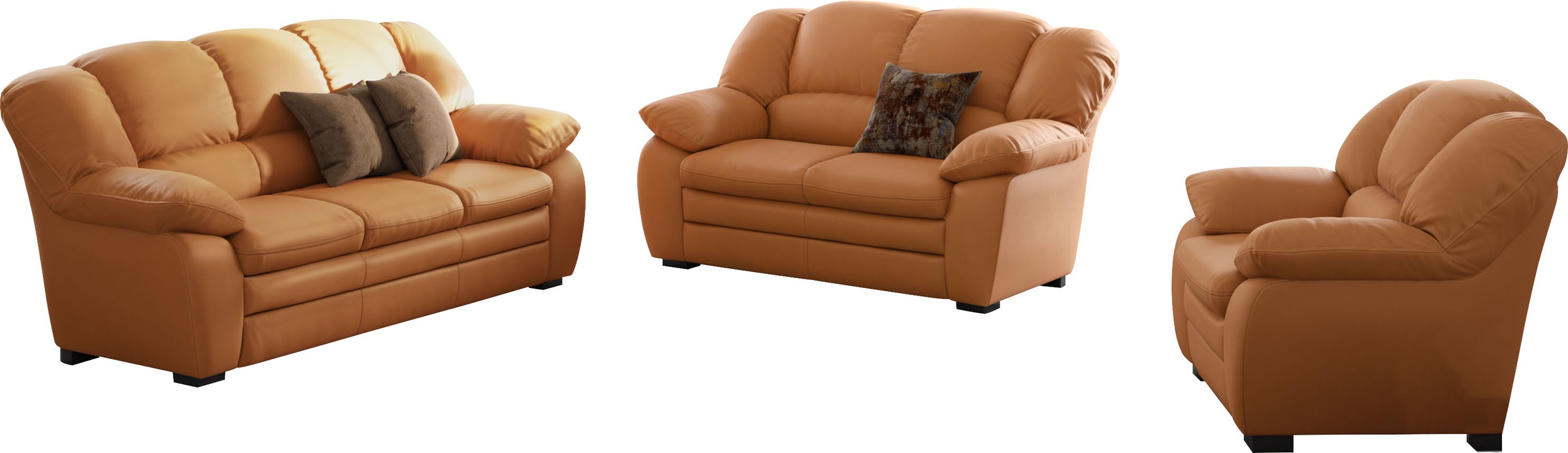 COTTA Polstergarnitur »Casino« Set, 3 Stk. tlg. Sessel, 2-Sitzer, 2,5-Sitze günstig online kaufen